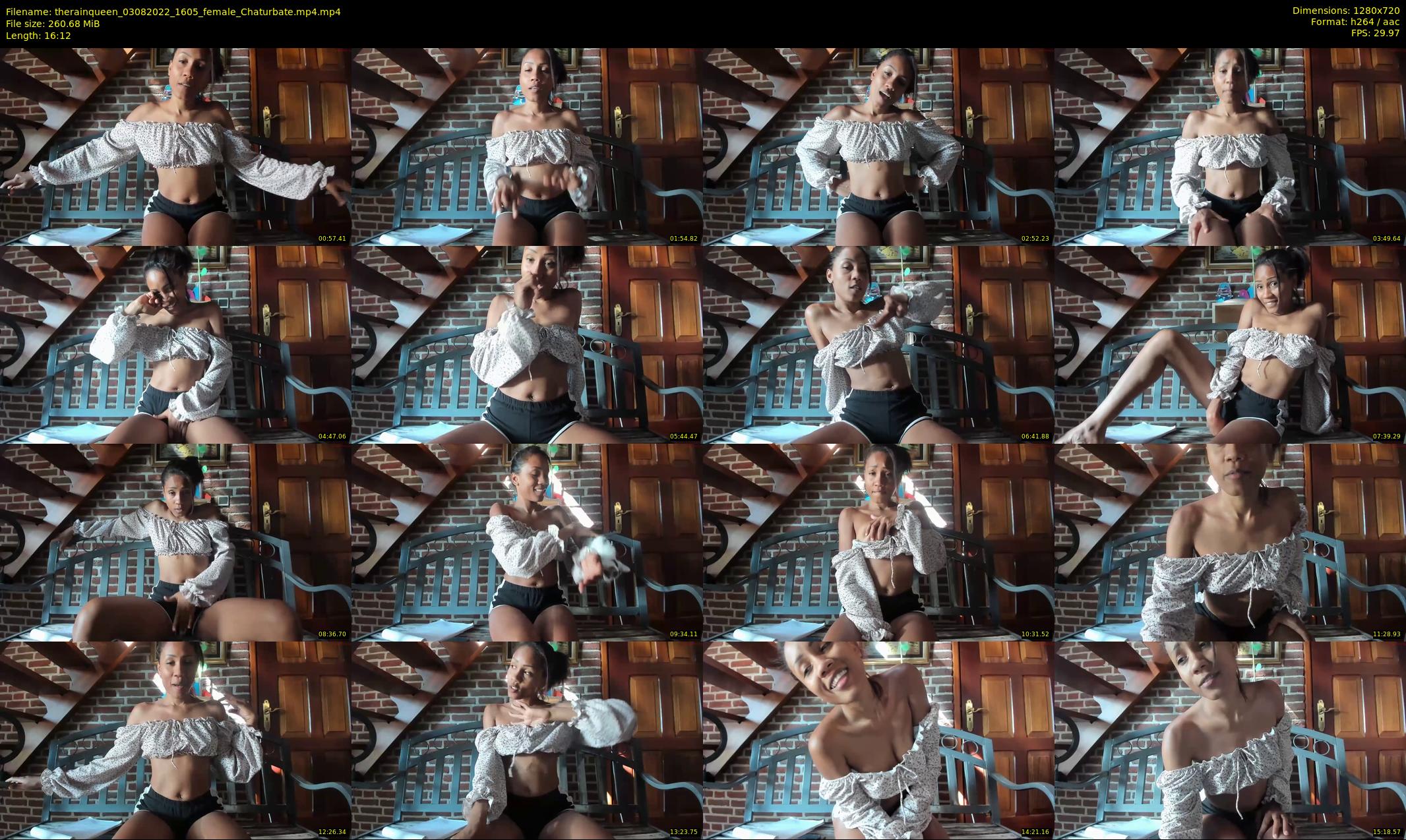 therainqueen — 17 minute Chaturbate female cam show recording, 720p, Aug 3, 2022