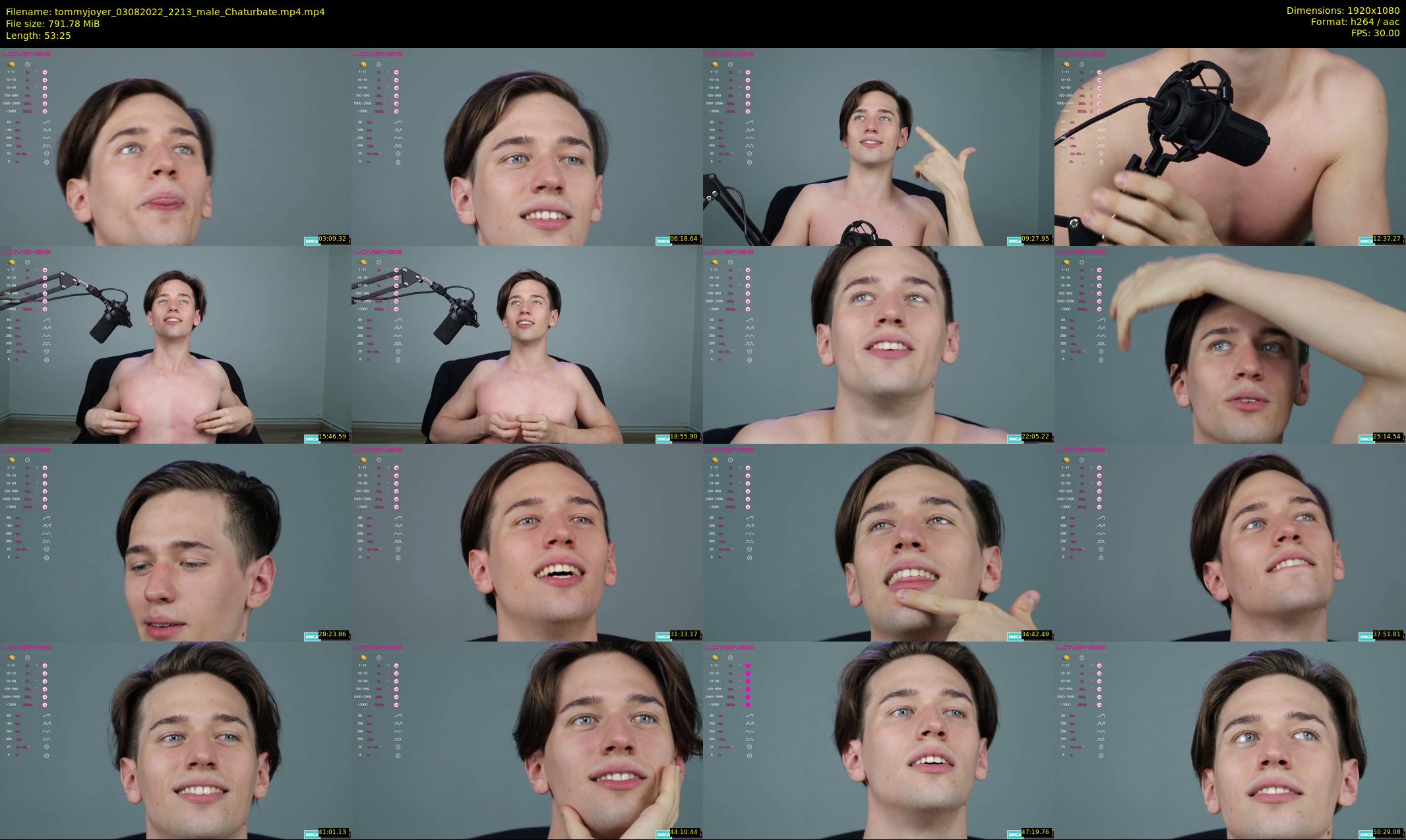 tommyjoyer — 54 minute Chaturbate male cam show recording, 1080p, Aug 3, 2022