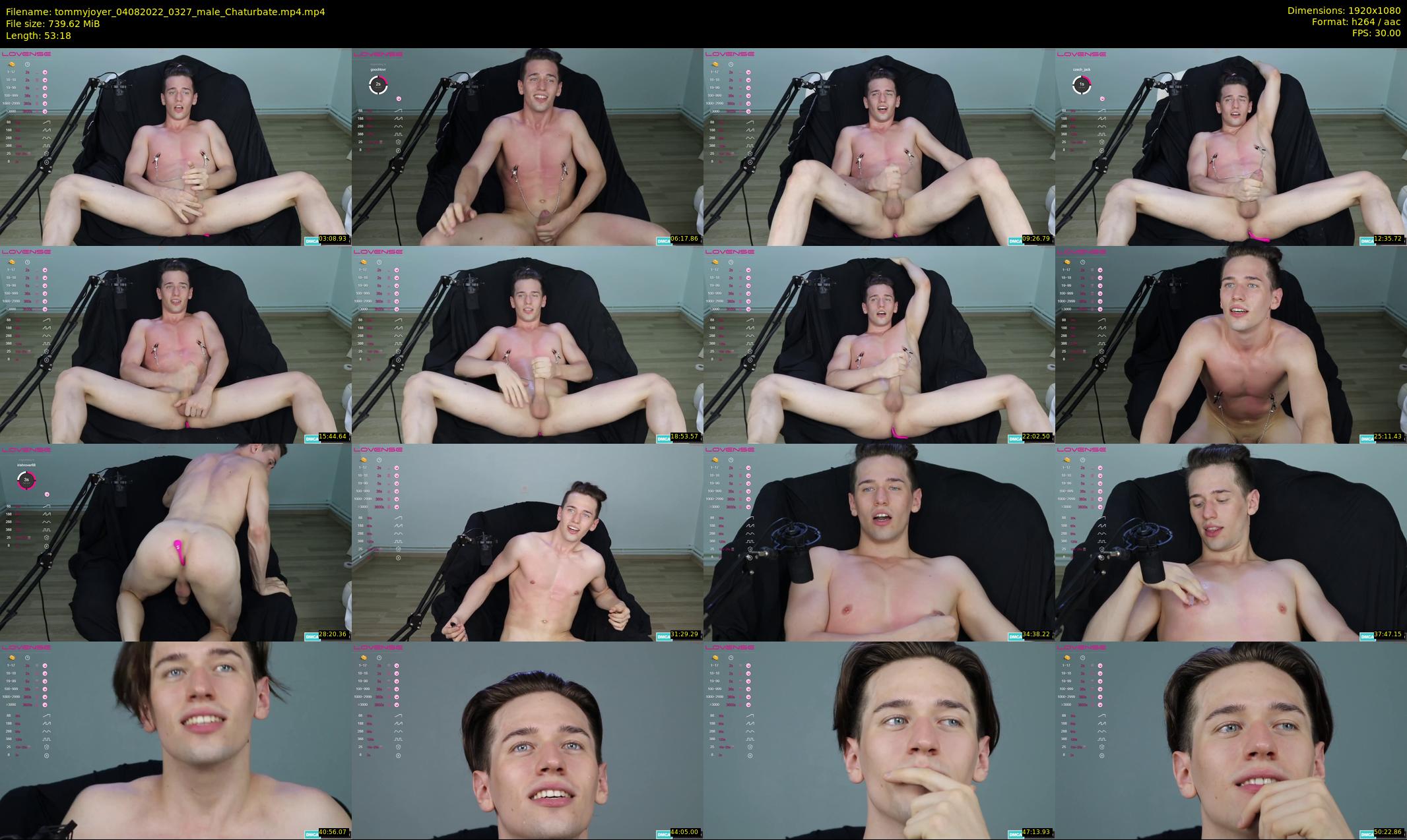 tommyjoyer — 54 minute Chaturbate male cam show recording, 1080p, Aug 4, 2022