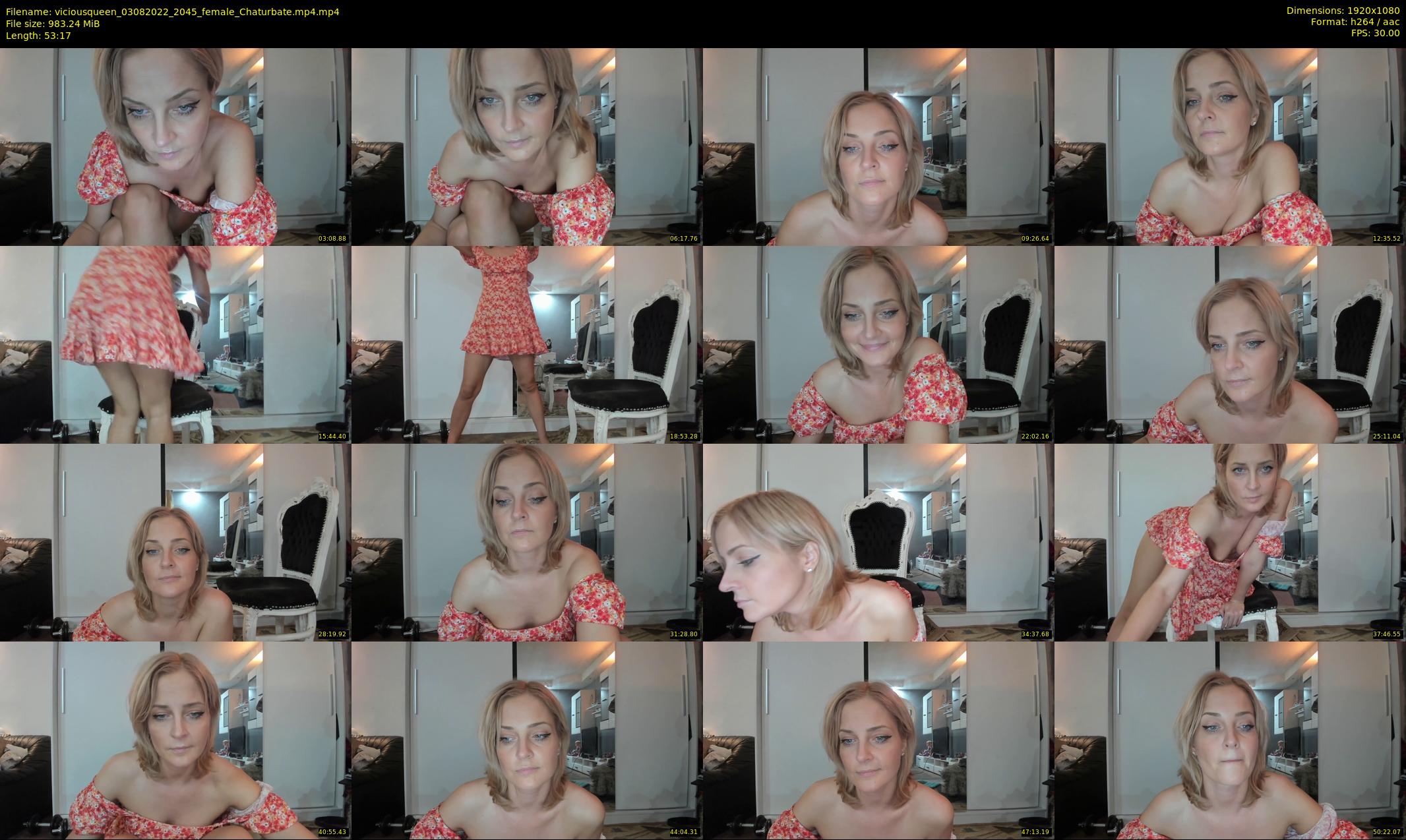 viciousqueen — 54 minute Chaturbate female cam show recording, 1080p, Aug 3, 2022