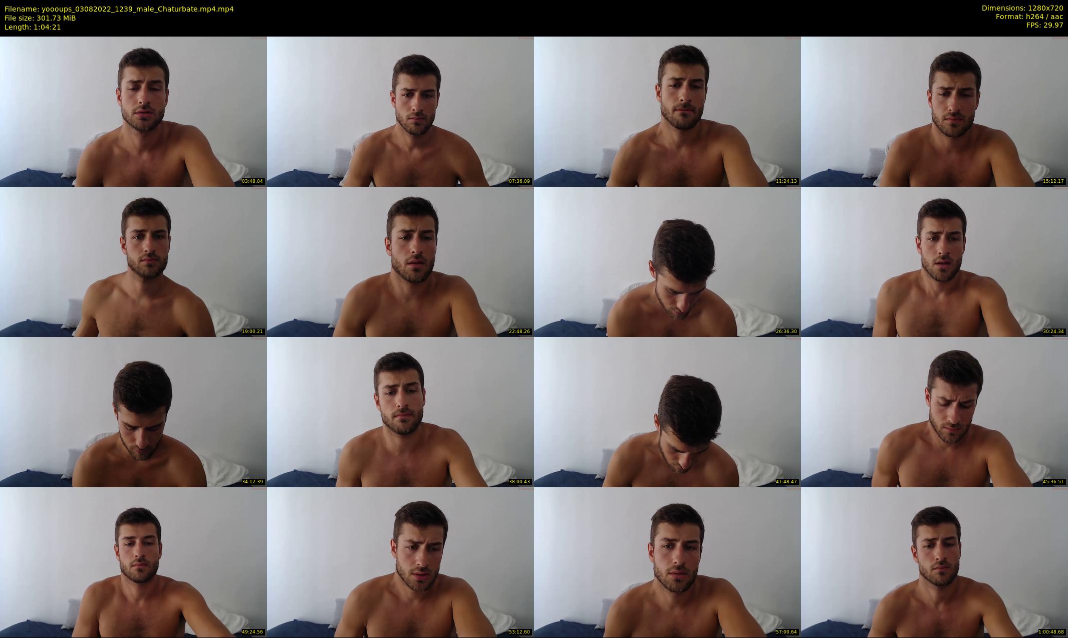 yoooups — 65 minute Chaturbate male cam show recording, 720p, Aug 3, 2022