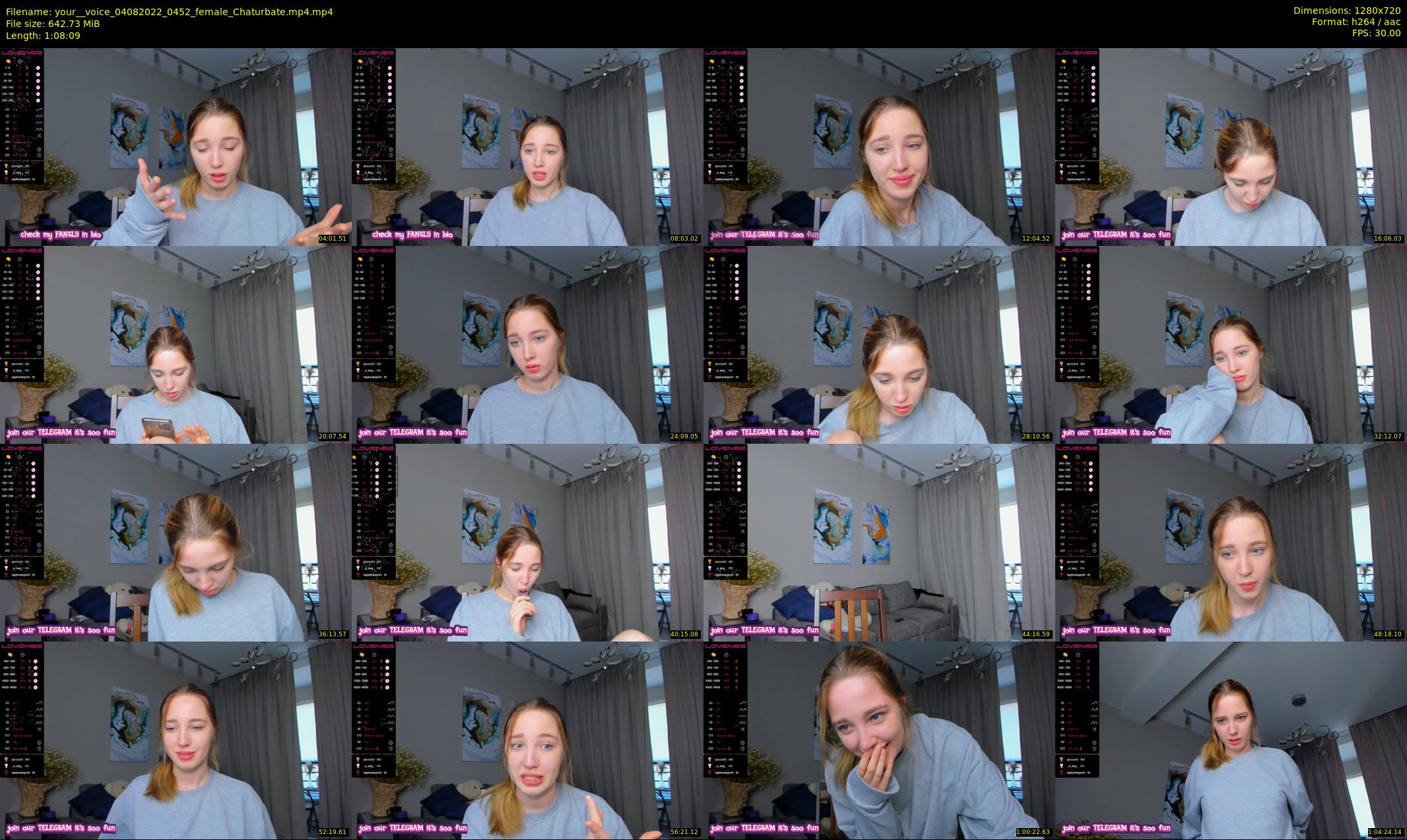 your__voice — 69 minute Chaturbate female cam show recording, 720p, Aug 4, 2022