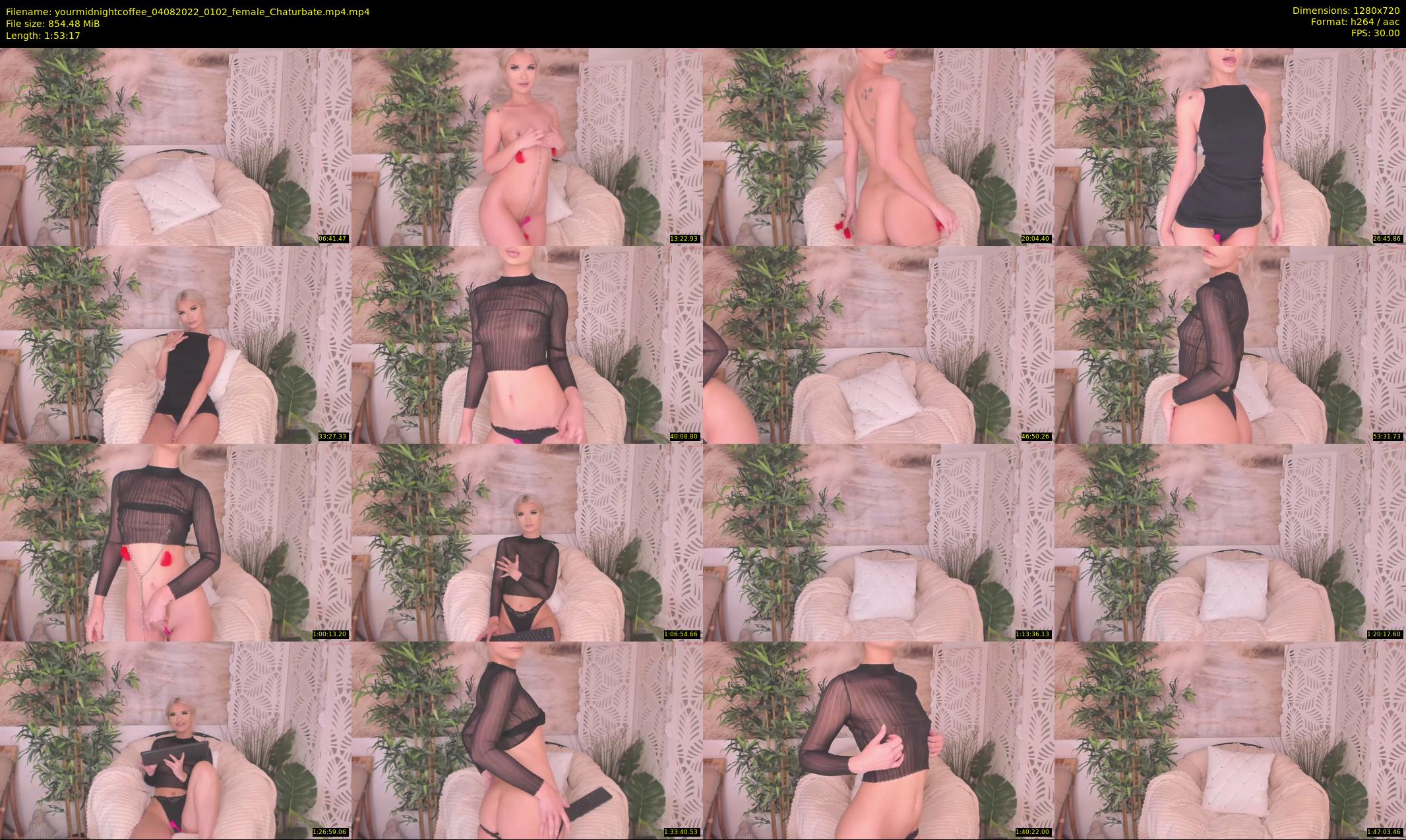 yourmidnightcoffee — 114 minute Chaturbate female cam show recording, 720p, Aug 4, 2022