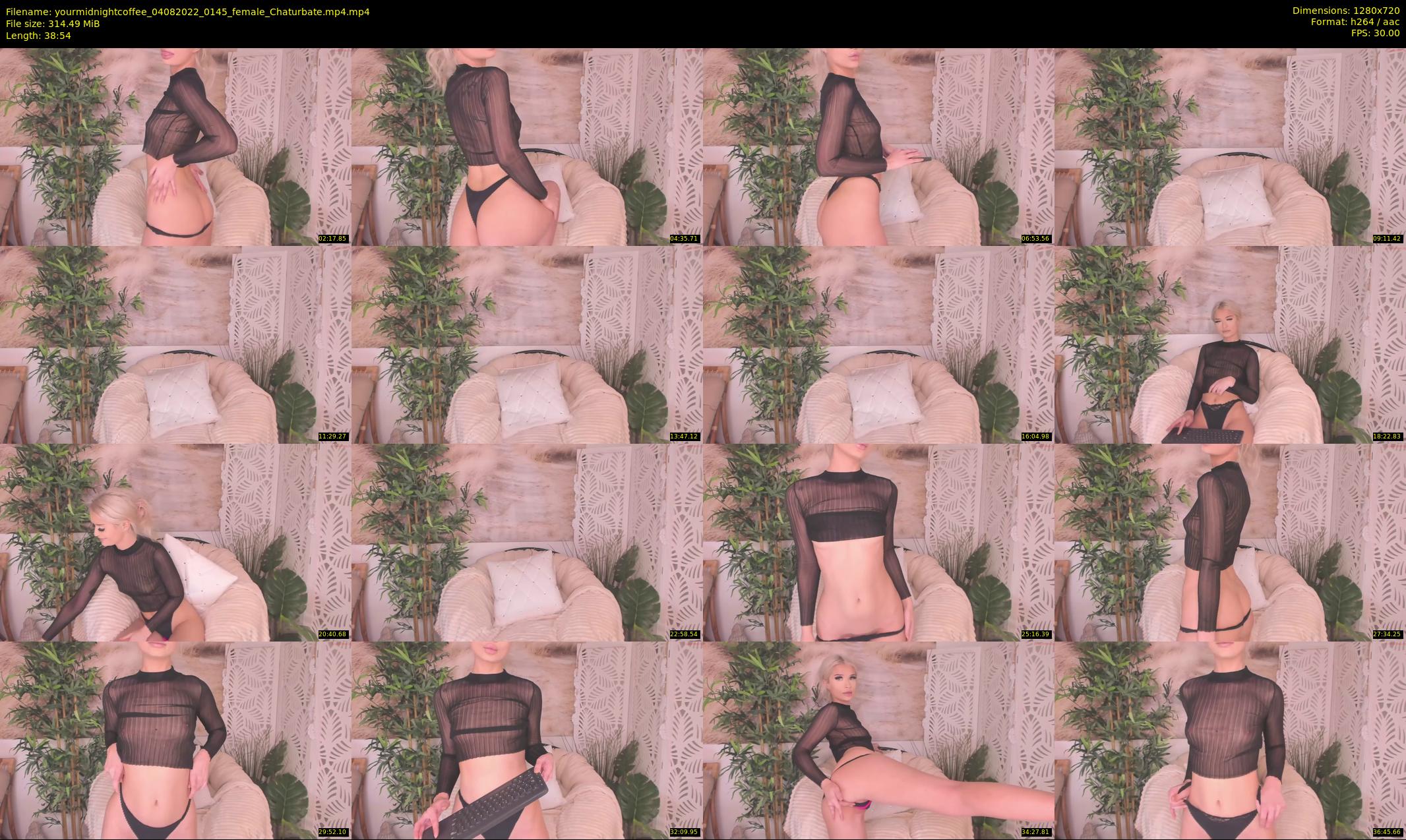 yourmidnightcoffee — 39 minute Chaturbate female cam show recording, 720p, Aug 4, 2022