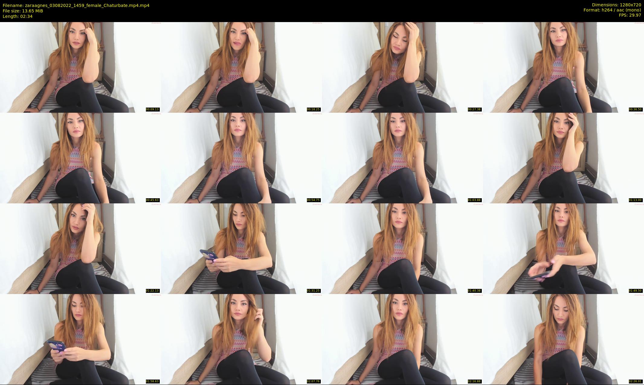 zaraagnes — 3 minute Chaturbate female cam show recording, 720p, Aug 3, 2022