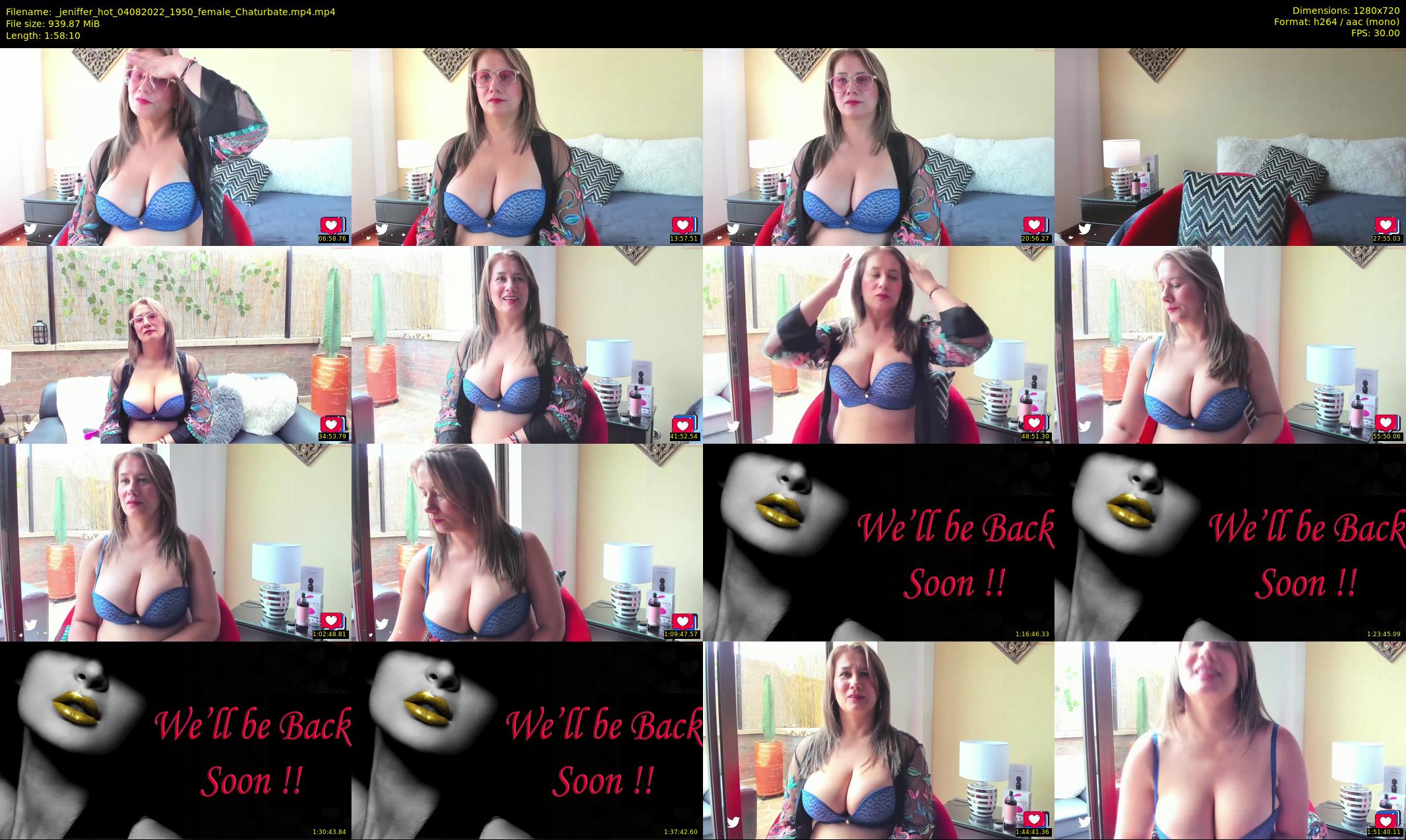 _jeniffer_hot — 119 minute Chaturbate female cam show recording, 720p, Aug 4, 2022