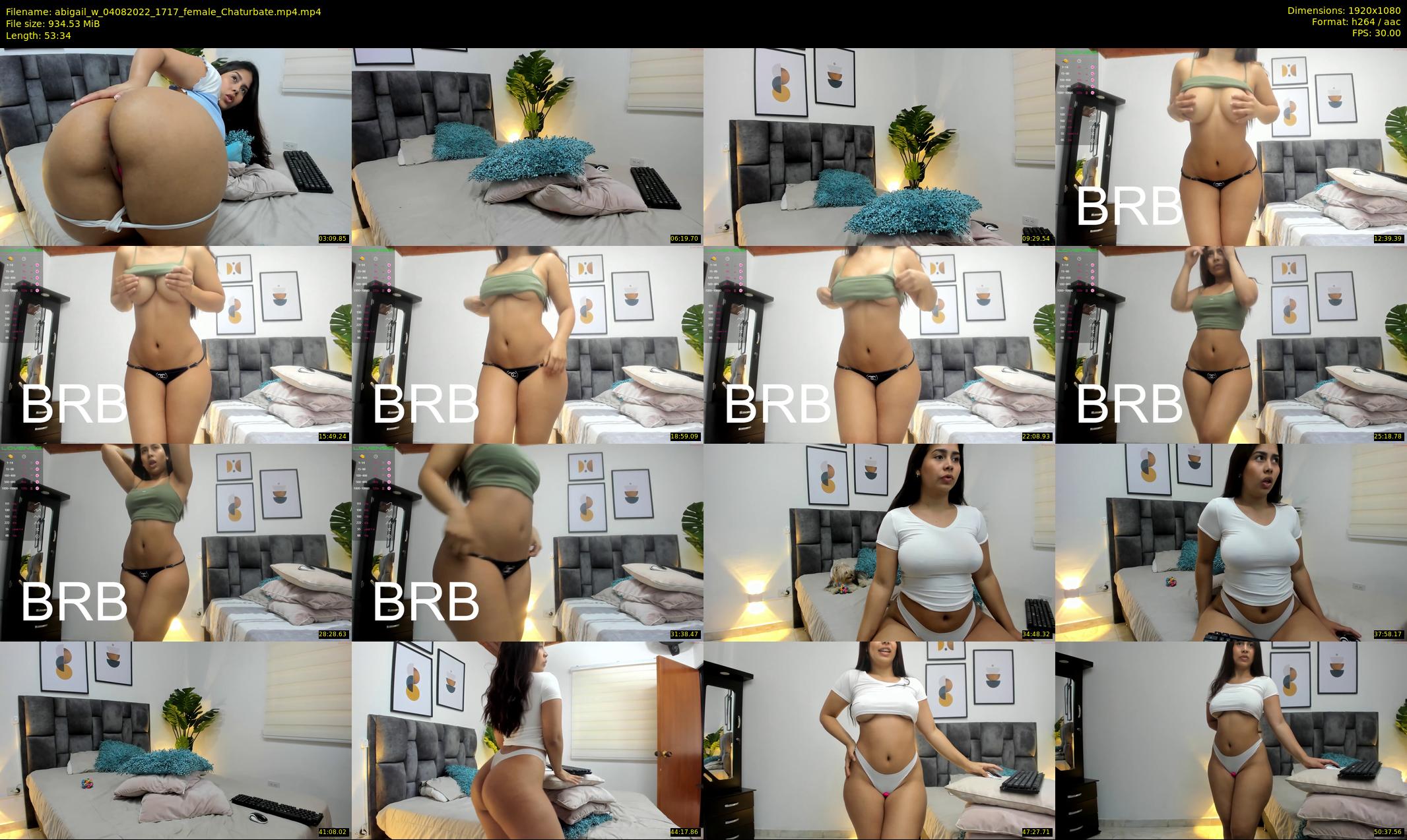abigail_w — 54 minute Chaturbate female cam show recording, 1080p, Aug 4, 2022