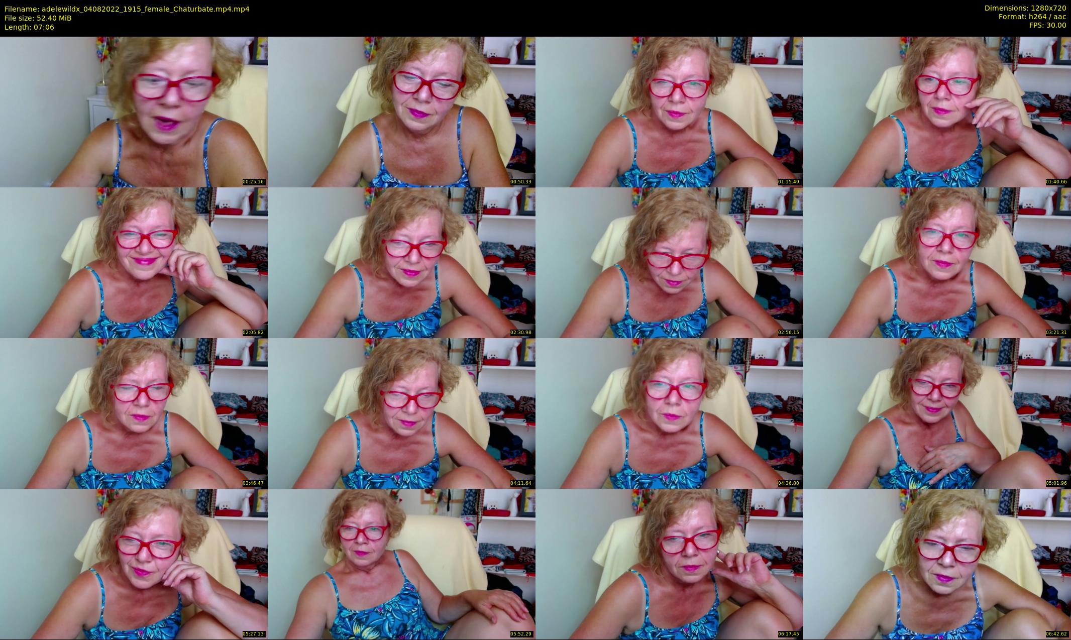adelewildx — 8 minute Chaturbate female cam show recording, 720p, Aug 4, 2022