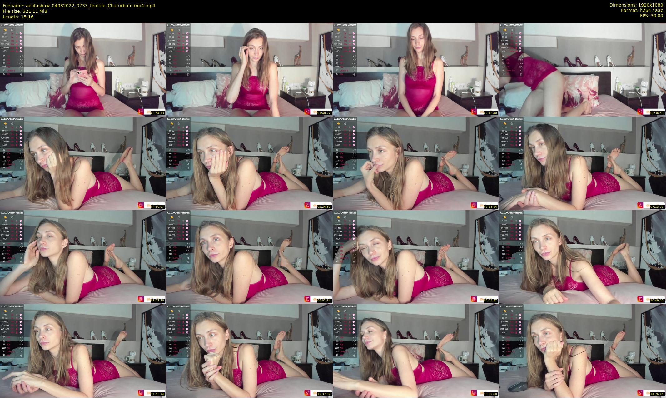 aelitashaw — 16 minute Chaturbate female cam show recording, 1080p, Aug 4, 2022