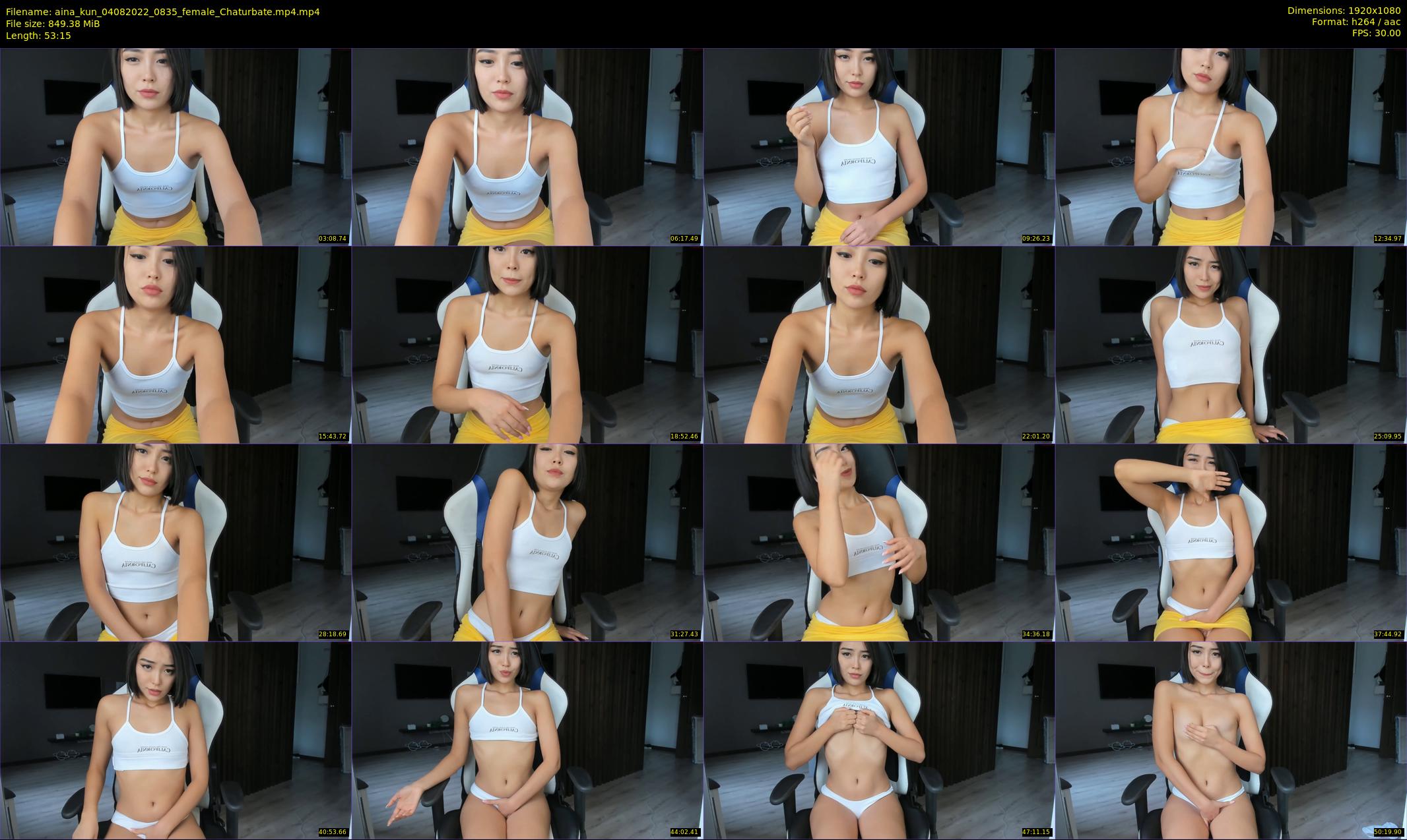 aina_kun — 54 minute Chaturbate female cam show recording, 1080p, Aug 4, 2022