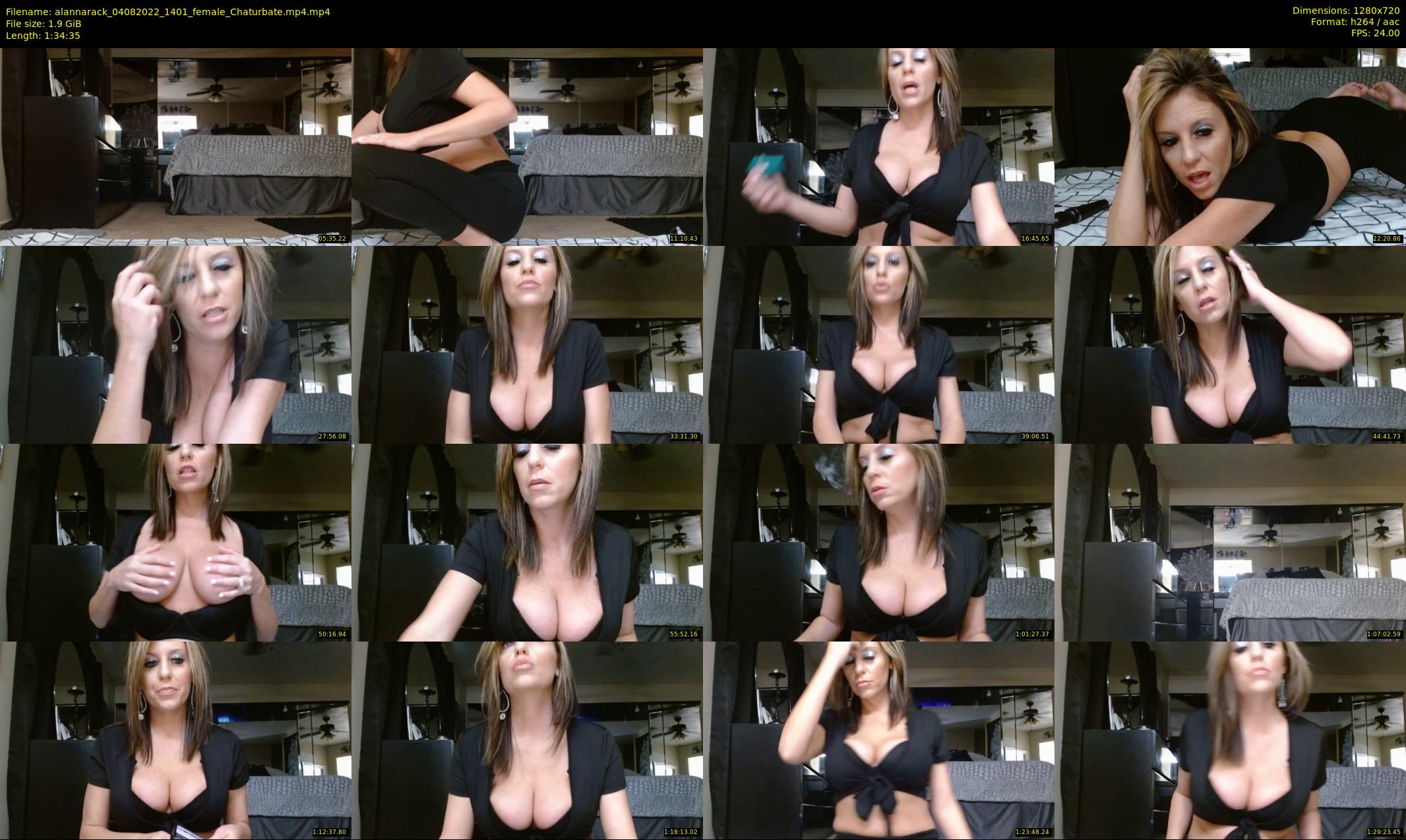 alannarack — 95 minute Chaturbate female cam show recording, 720p, Aug 4, 2022