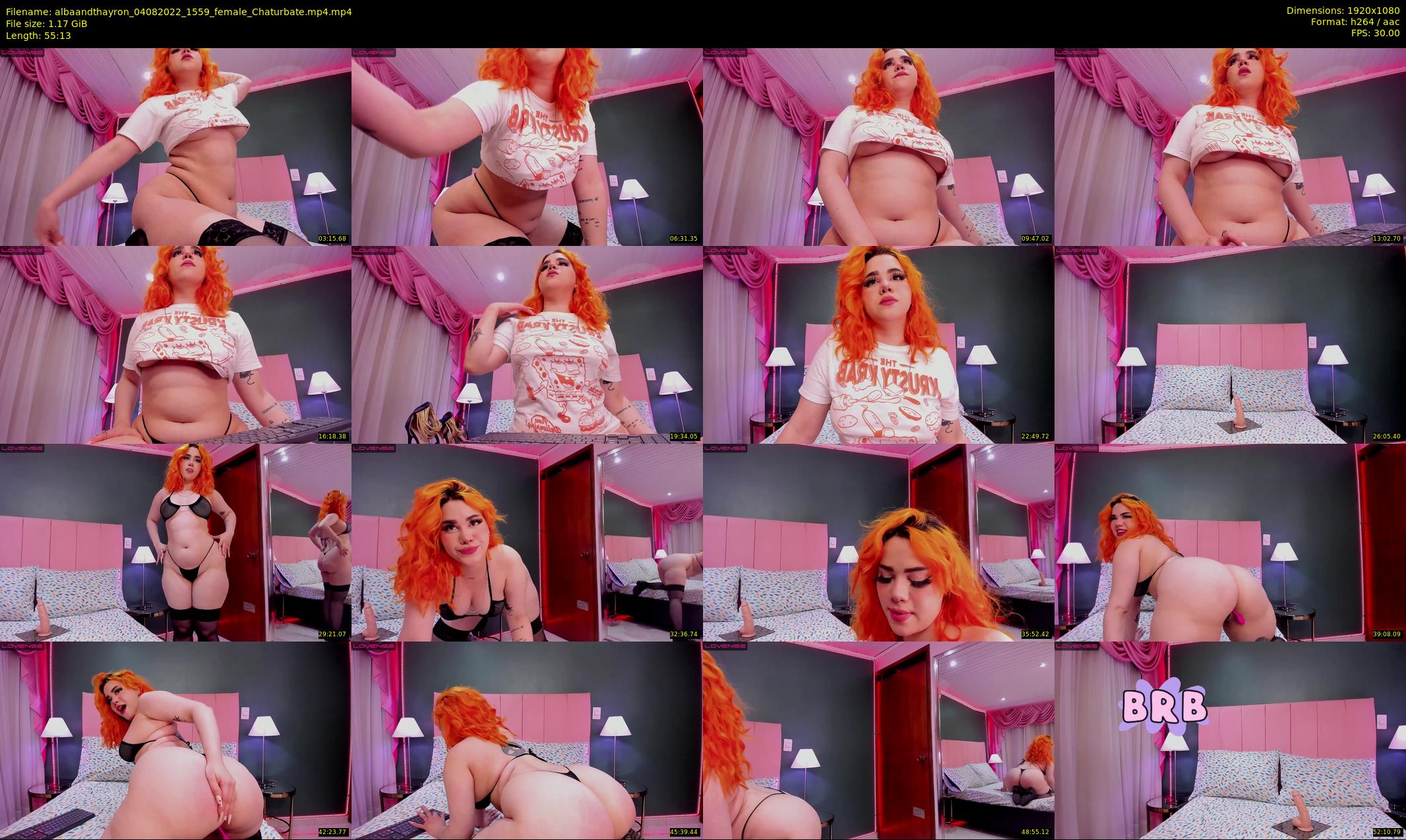 albaandthayron — 56 minute Chaturbate couple cam show recording, 1080p, Aug 4, 2022