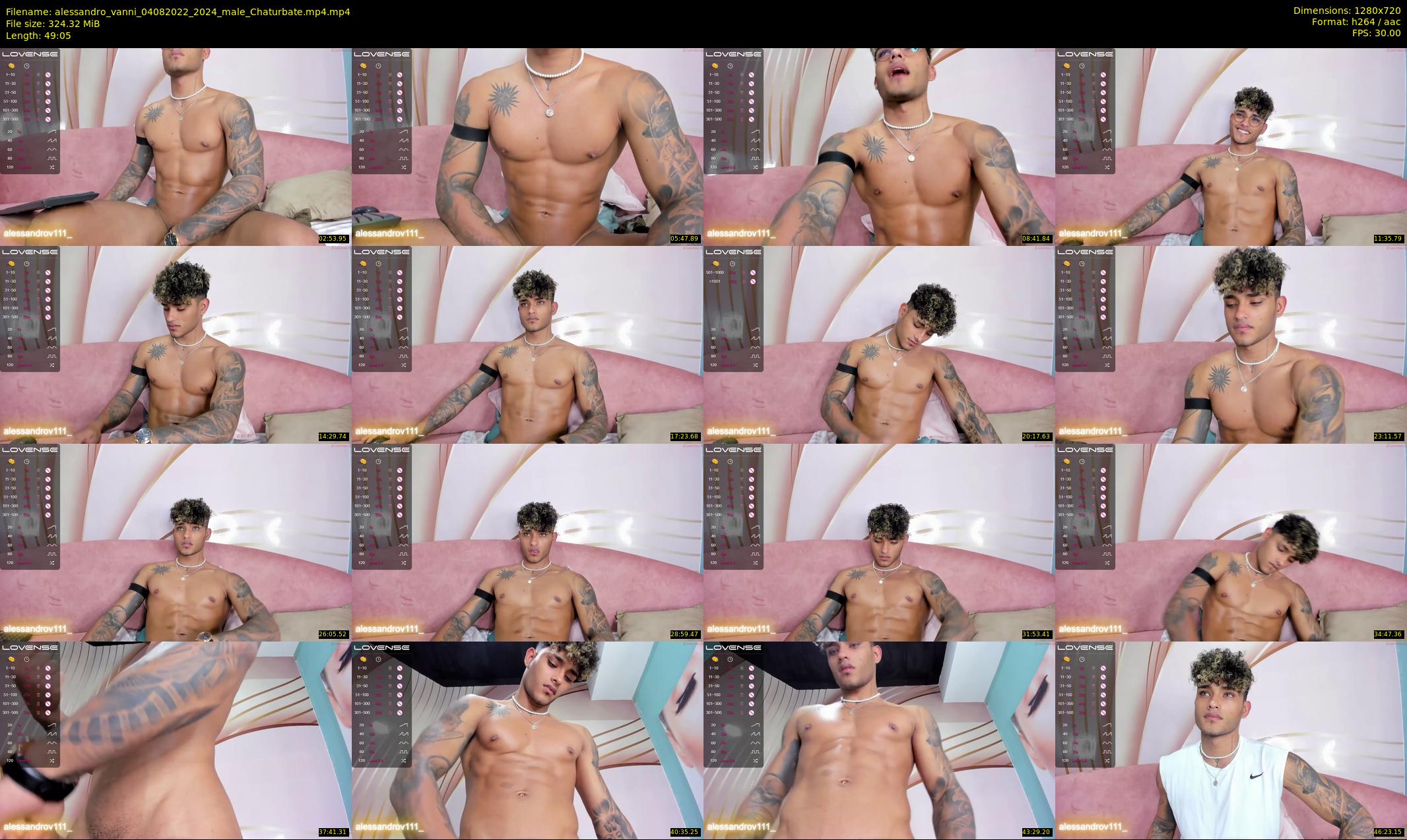 alessandro_vanni — 50 minute Chaturbate male cam show recording, 720p, Aug 4, 2022