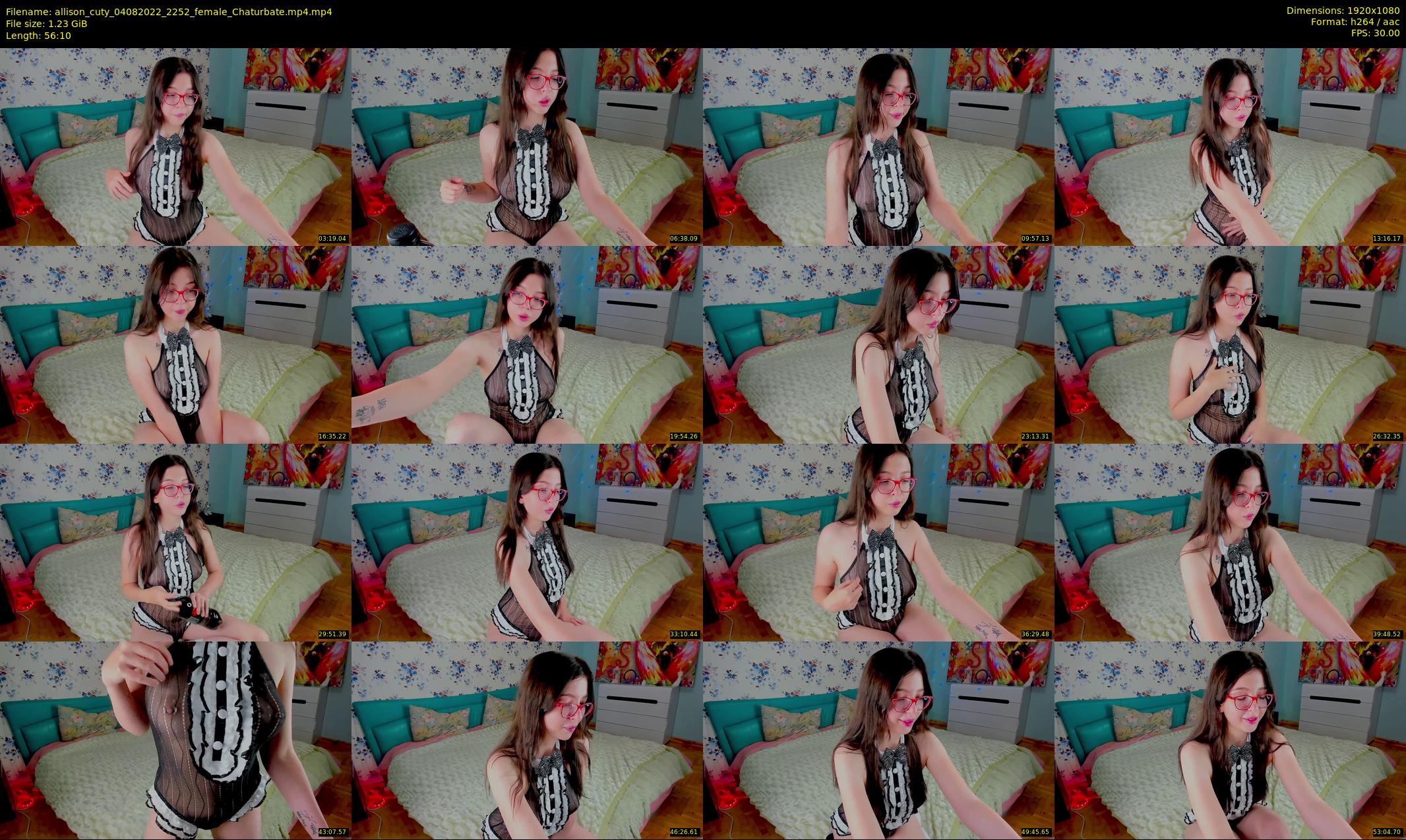 allison_cuty — 57 minute Chaturbate female cam show recording, 1080p, Aug 4, 2022