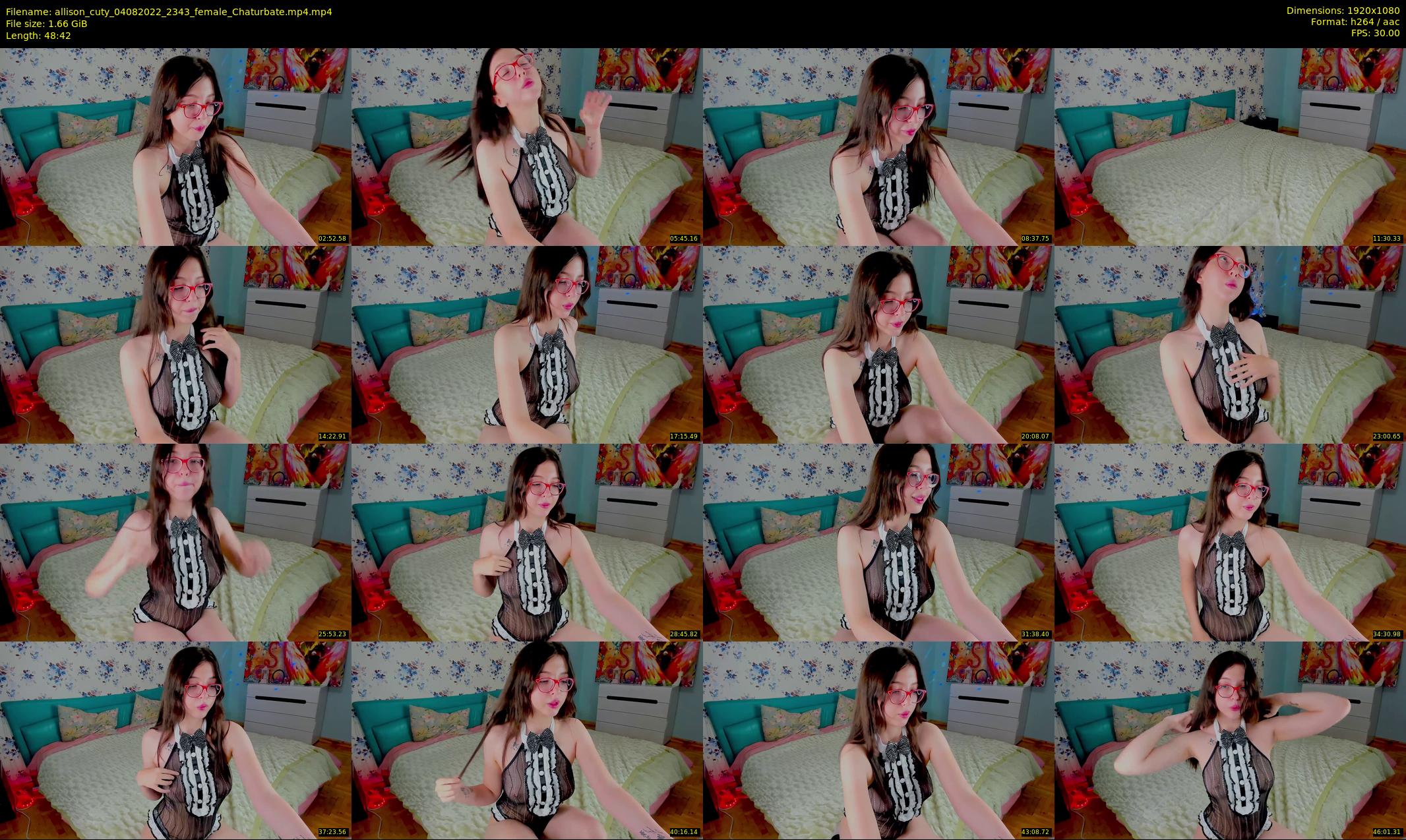 allison_cuty — 49 minute Chaturbate female cam show recording, 1080p, Aug 4, 2022