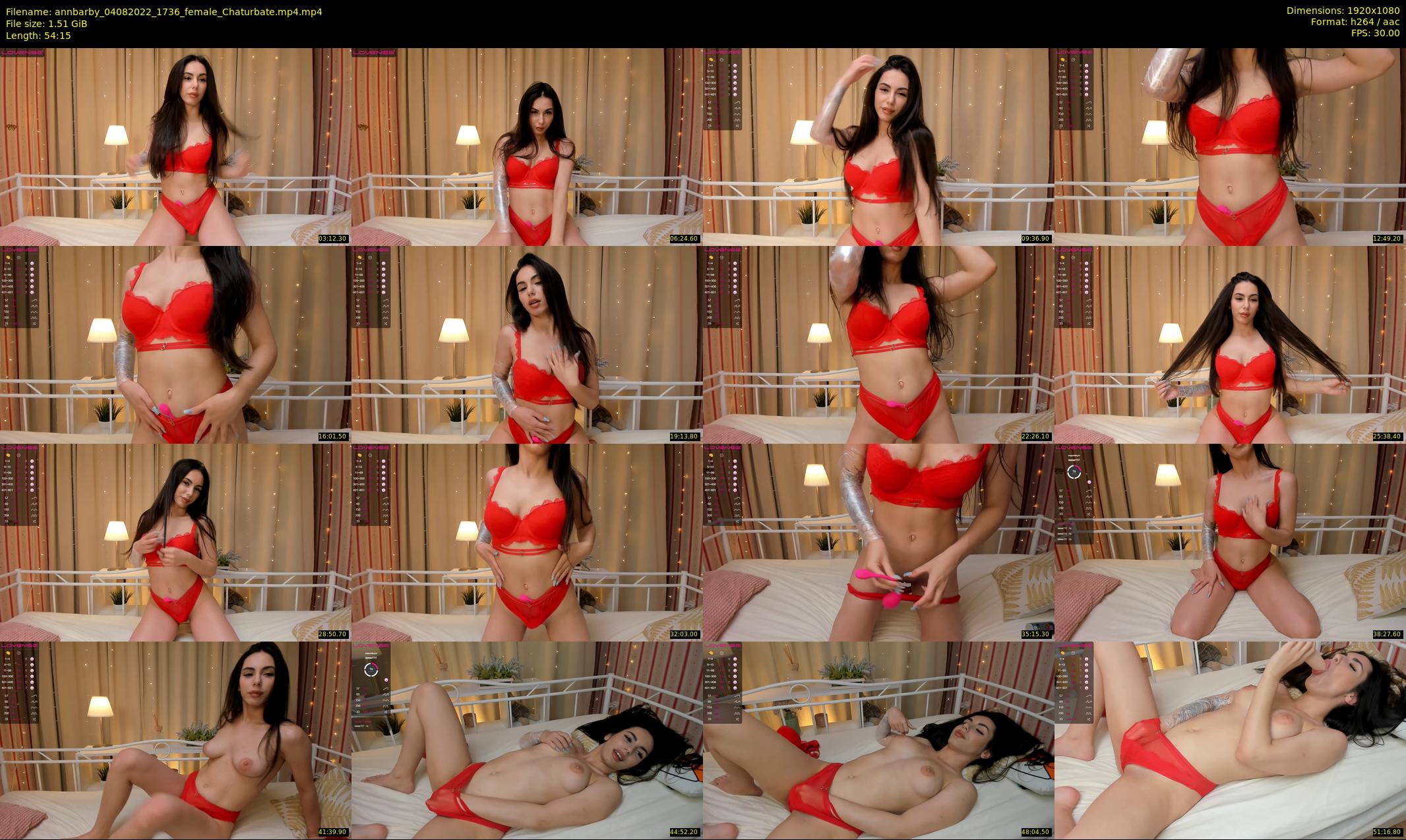 annbarby — 55 minute Chaturbate female cam show recording, 1080p, Aug 4, 2022