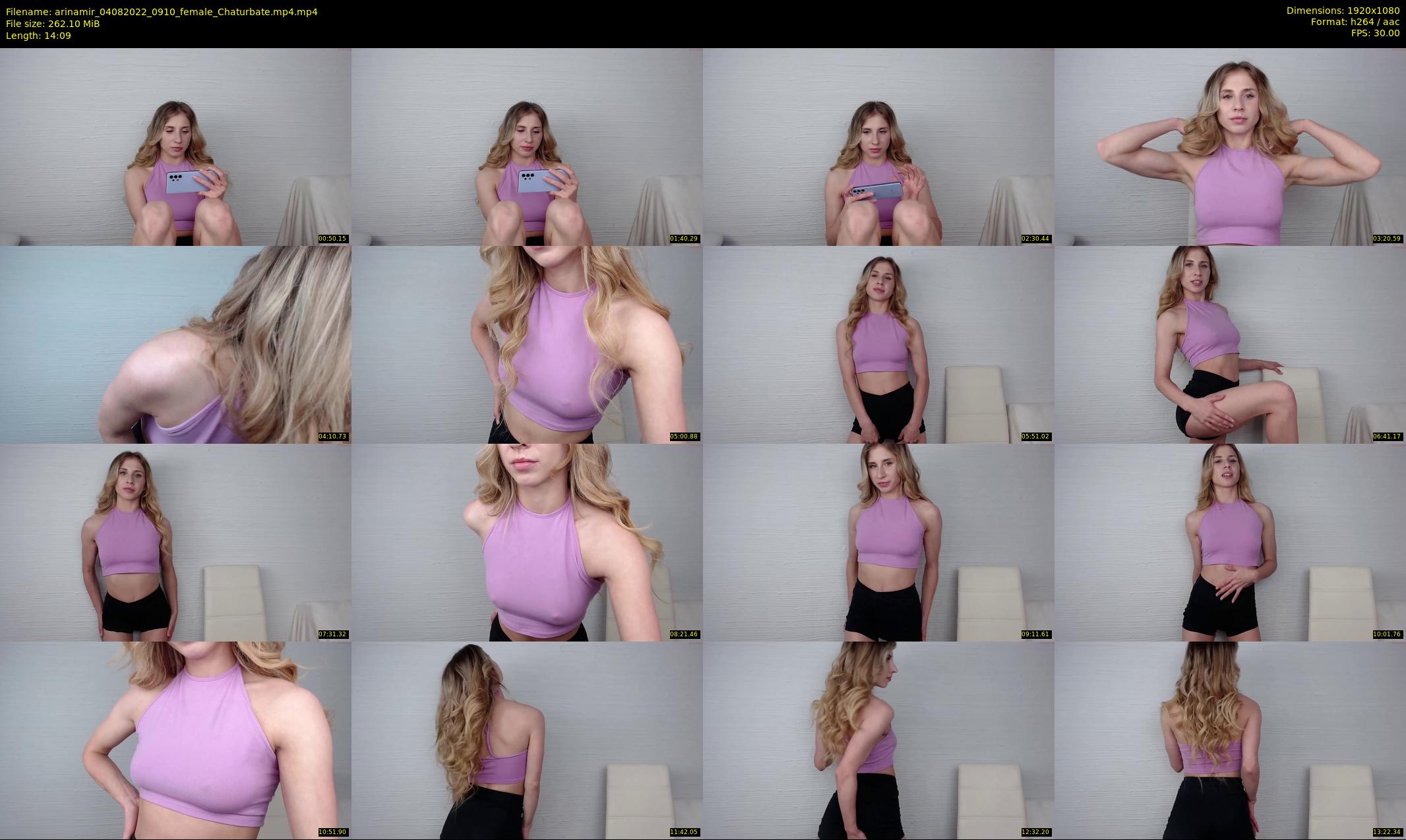 arinamir — 15 minute Chaturbate female cam show recording, 1080p, Aug 4, 2022