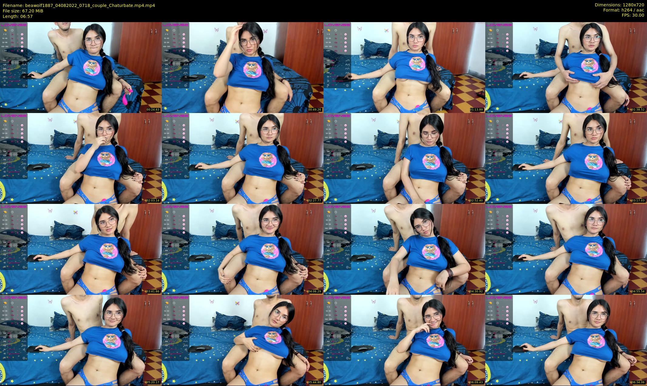 beawolf1887 — 7 minute Chaturbate couple cam show recording, 720p, Aug 4, 2022