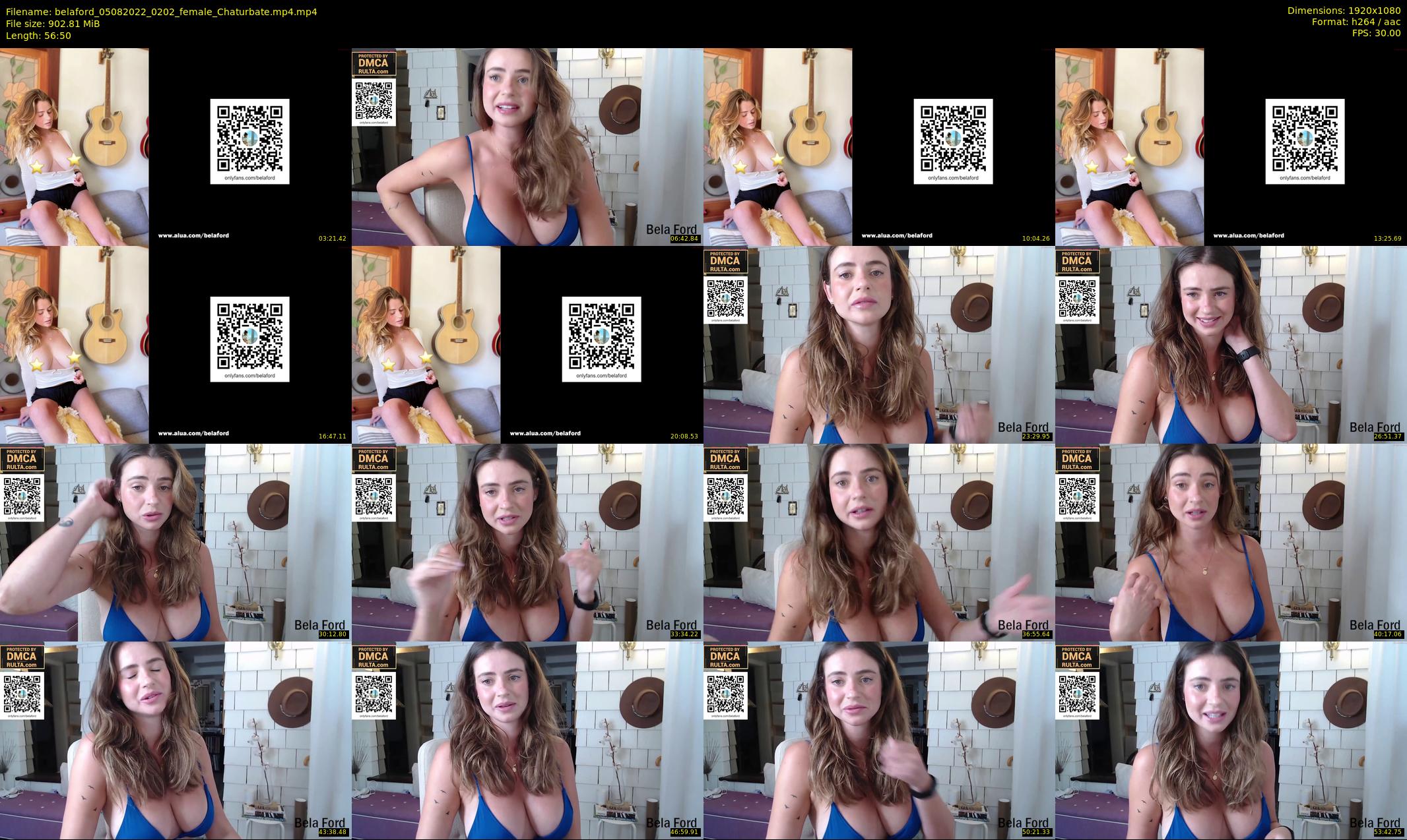 belaford — 57 minute Chaturbate female cam show recording, 1080p, Aug 5, 2022