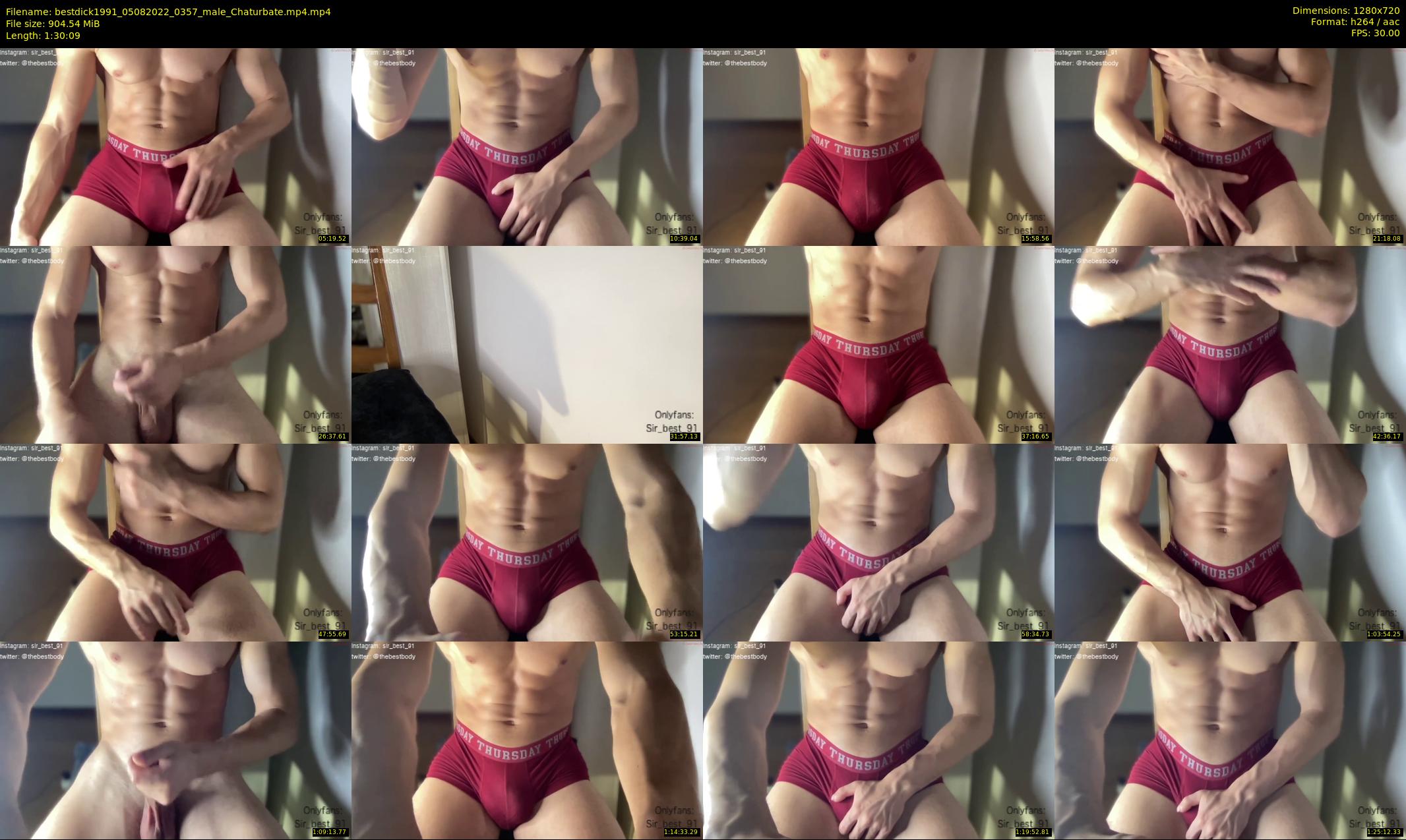 bestdick1991 — 91 minute Chaturbate male cam show recording, 720p, Aug 5, 2022
