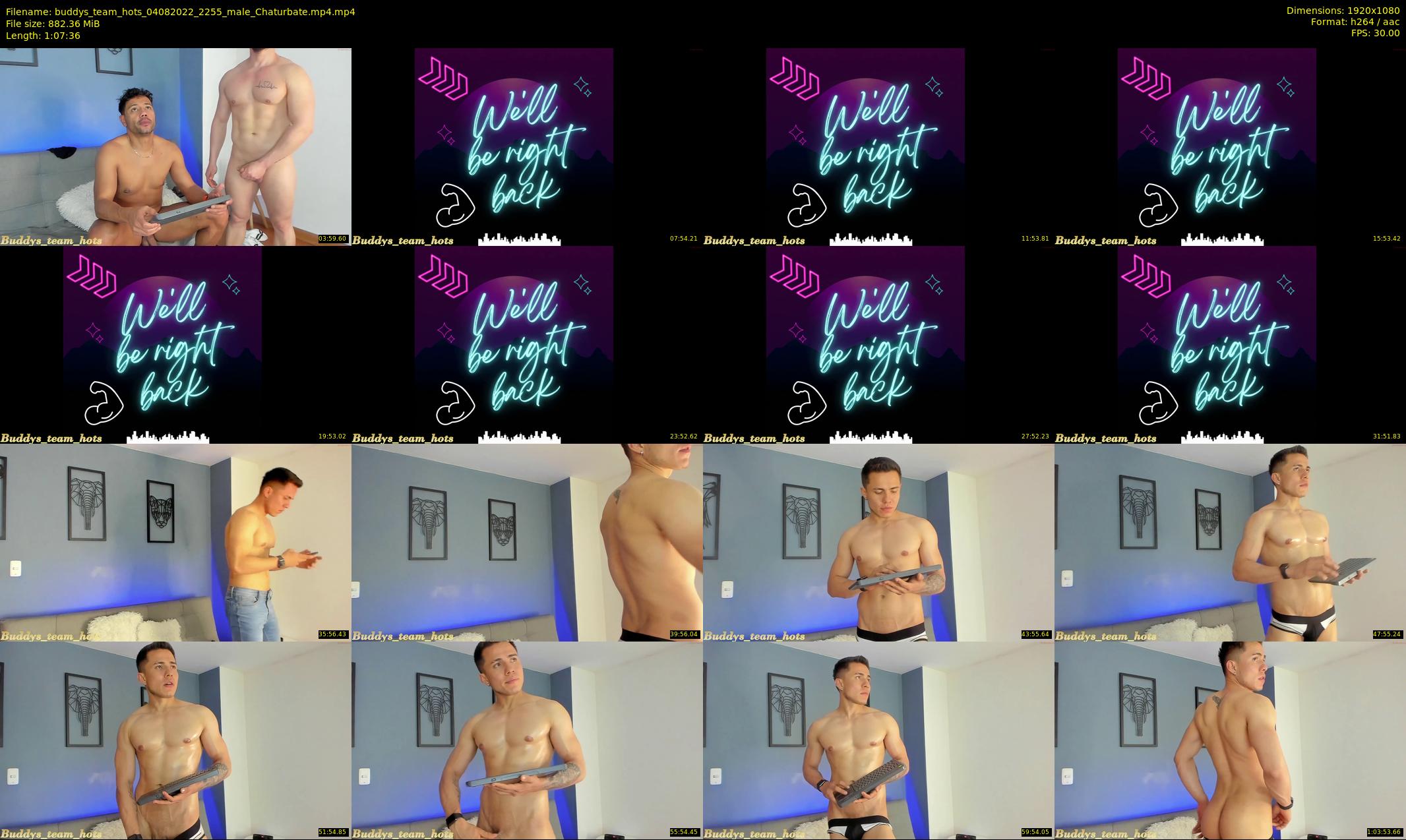 buddys_team_hots — 68 minute Chaturbate couple cam show recording, 1080p, Aug 4, 2022