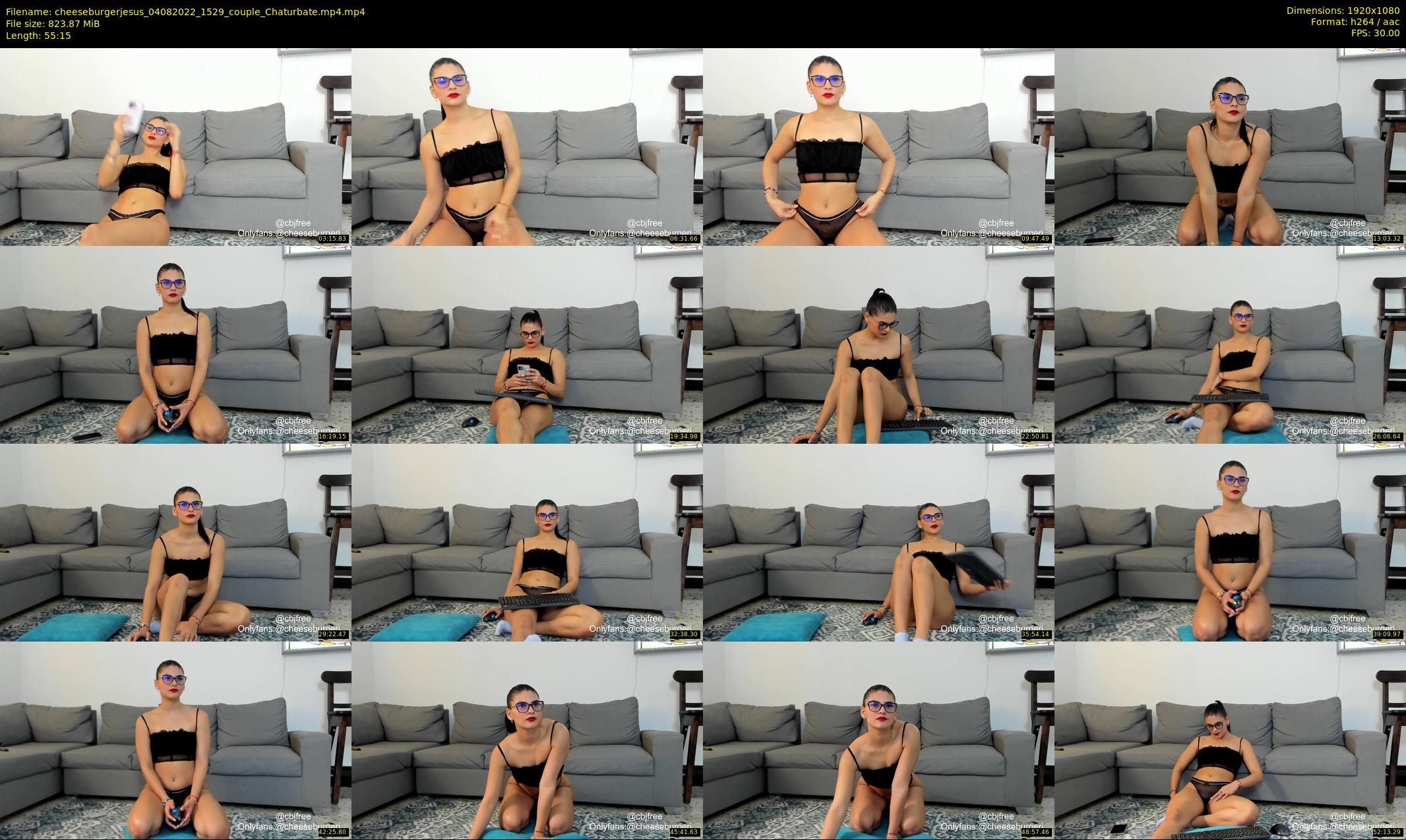 cheeseburgerjesus — 56 minute Chaturbate couple cam show recording, 1080p, Aug 4, 2022