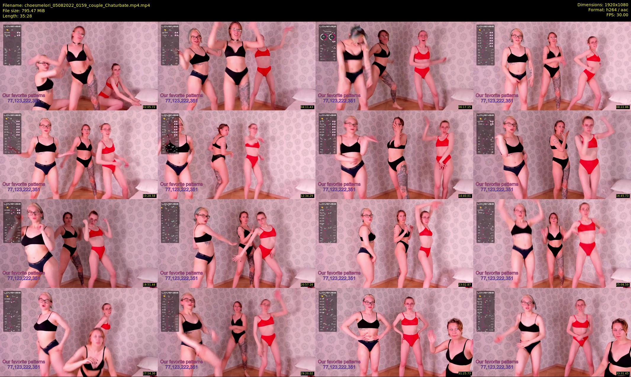 choesmelori — 36 minute Chaturbate couple cam show recording, 1080p, Aug 5, 2022