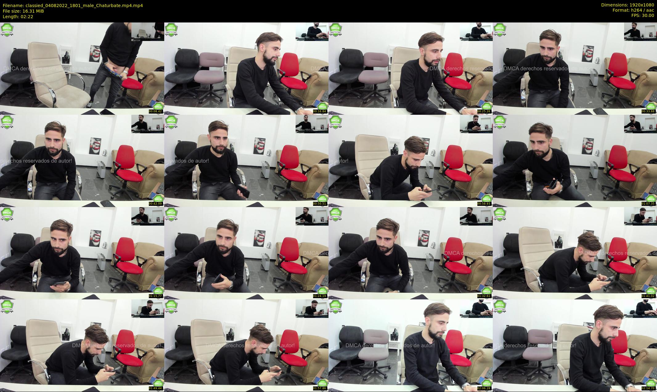 classied — 3 minute Chaturbate male cam show recording, 1080p, Aug 4, 2022