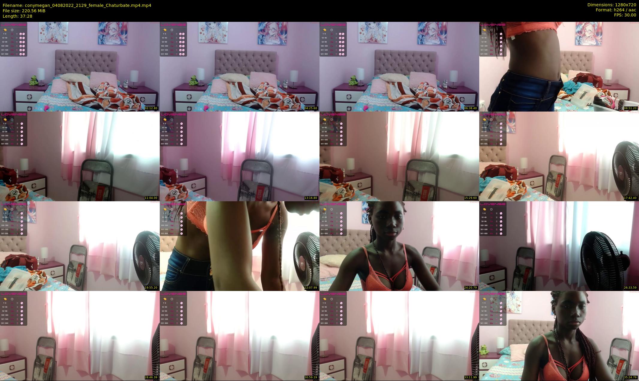 conymegan — 38 minute Chaturbate female cam show recording, 720p, Aug 4, 2022