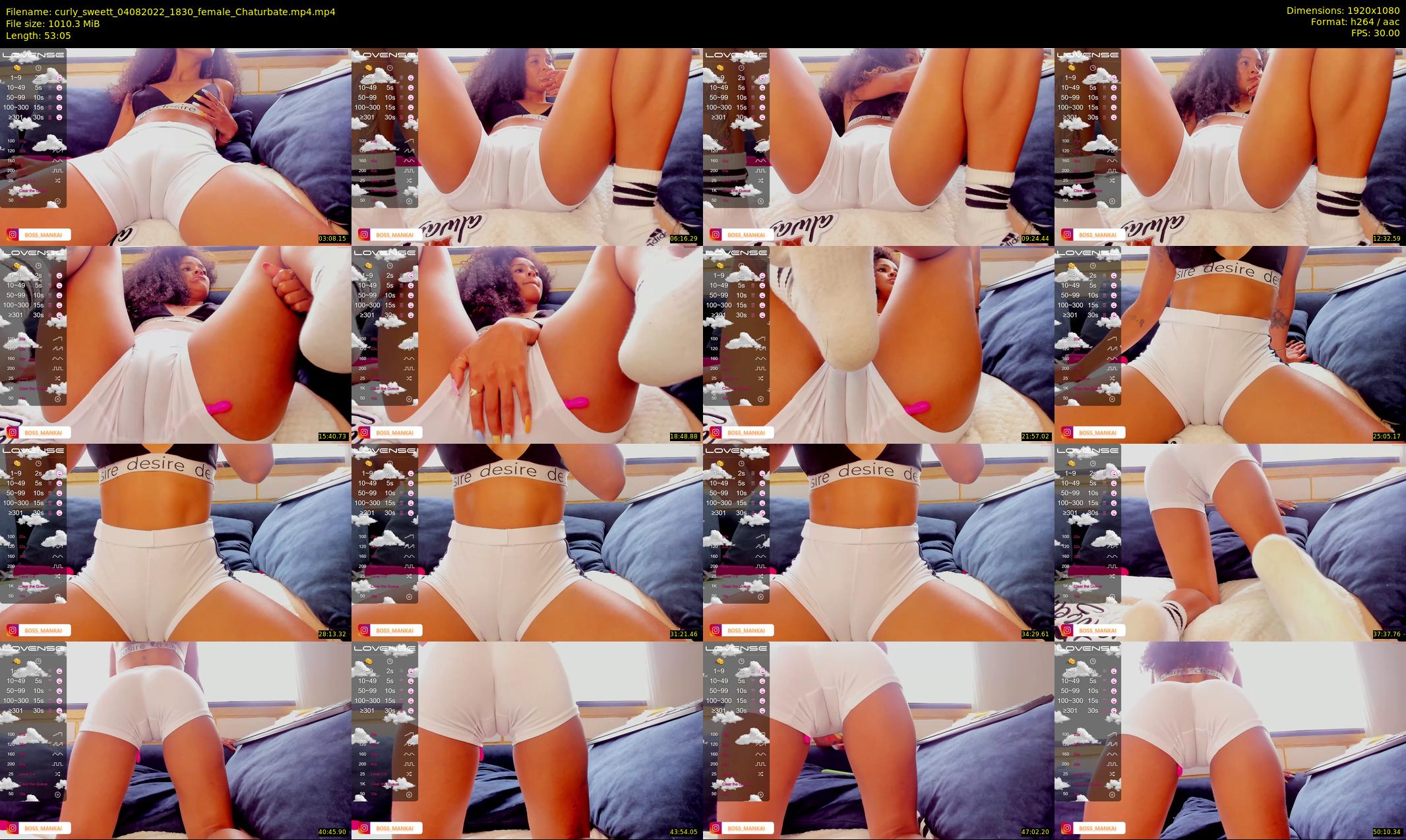 curly_sweett — 54 minute Chaturbate female cam show recording, 1080p, Aug 4, 2022