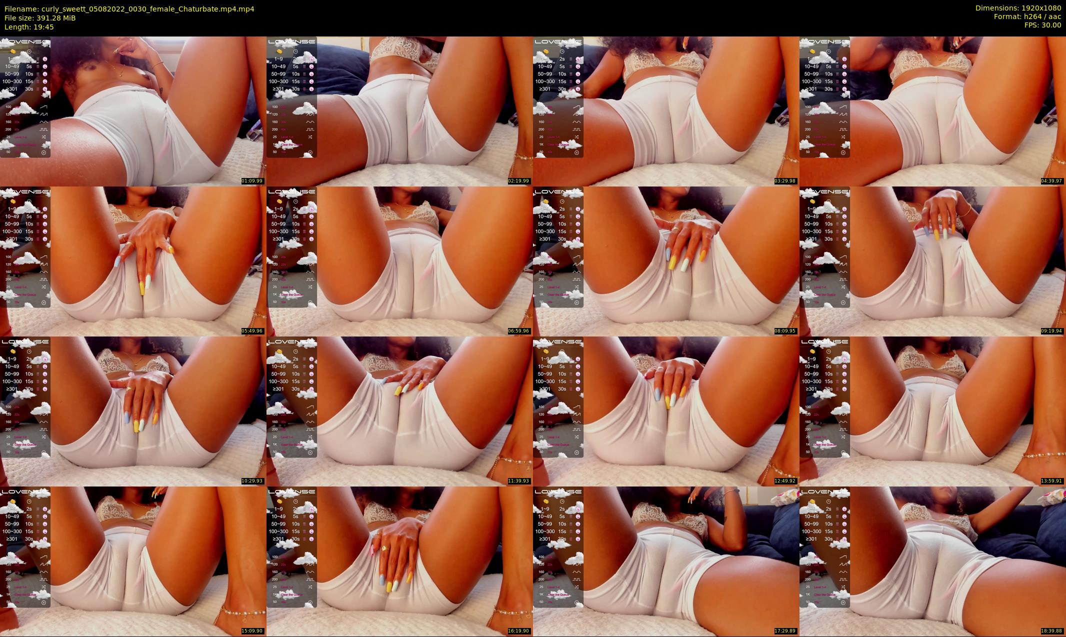 curly_sweett — 20 minute Chaturbate female cam show recording, 1080p, Aug 5, 2022
