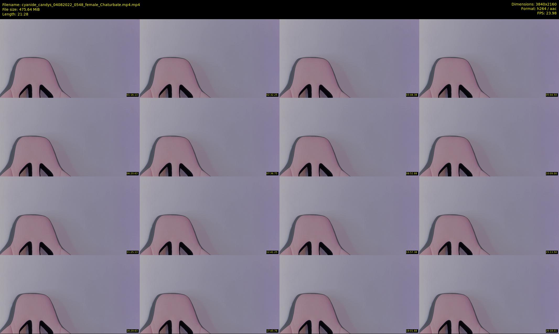 cyanide_candys — 22 minute Chaturbate female cam show recording, 4K, Aug 4, 2022
