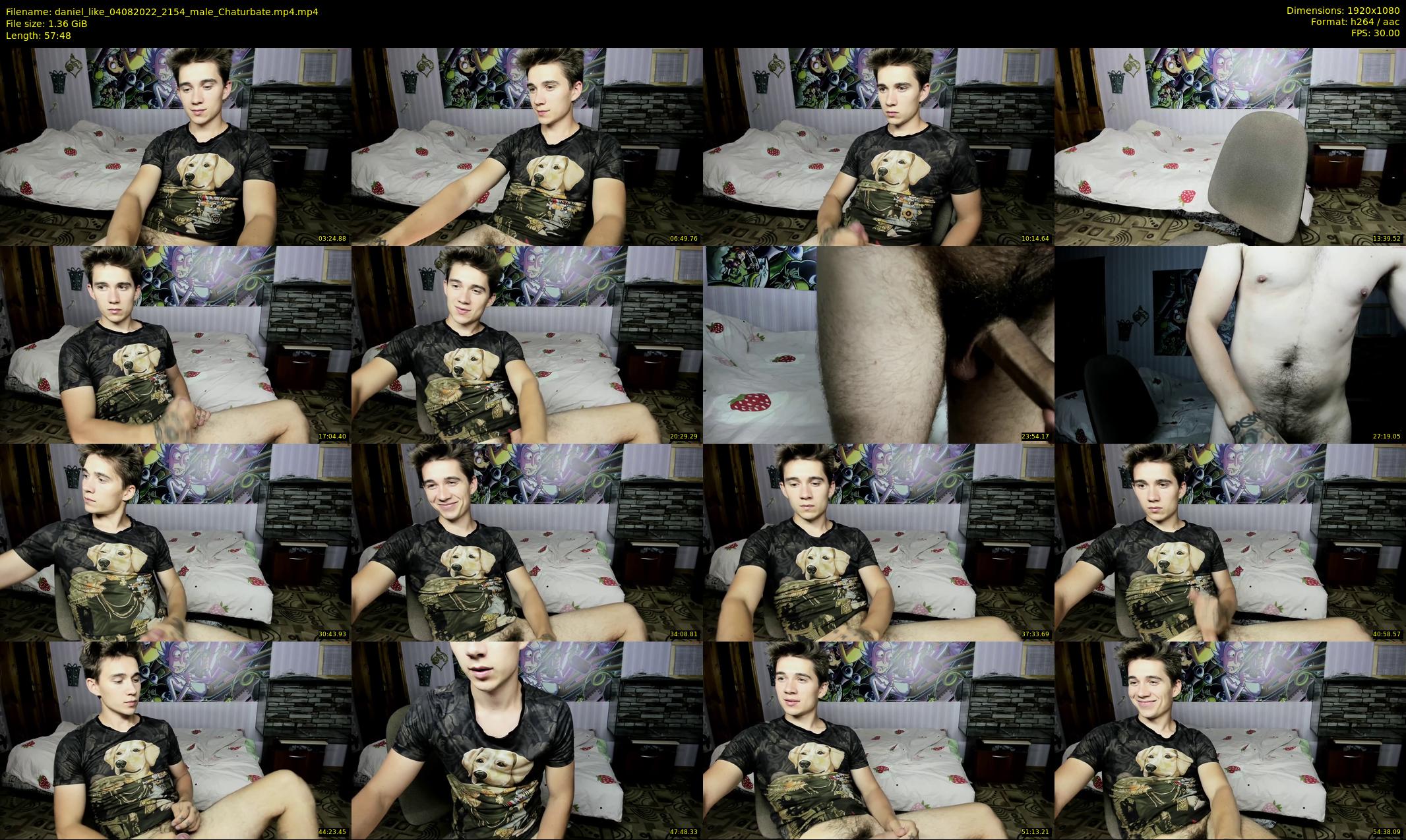 daniel_like — 58 minute Chaturbate male cam show recording, 1080p, Aug 4, 2022