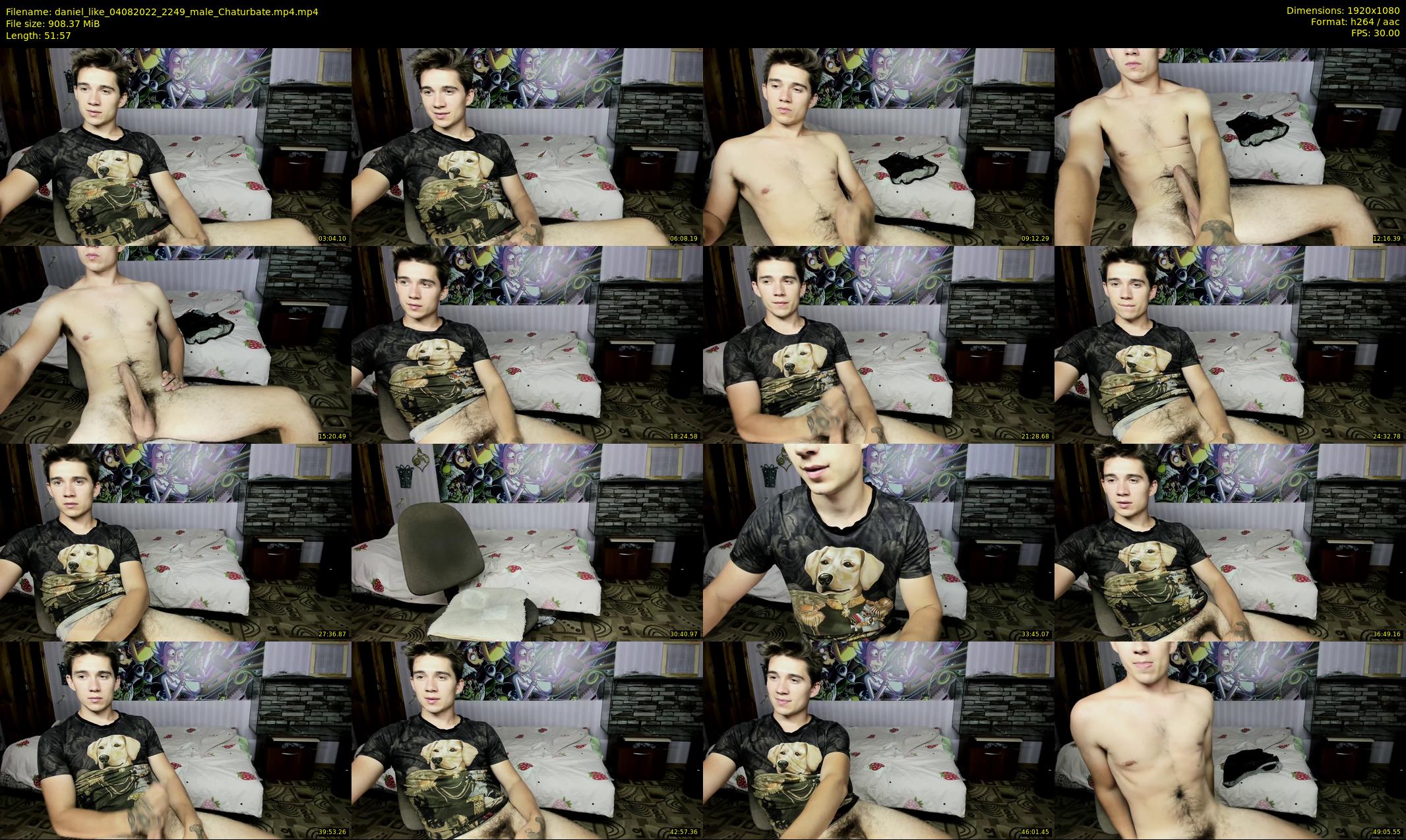 daniel_like — 52 minute Chaturbate male cam show recording, 1080p, Aug 4, 2022