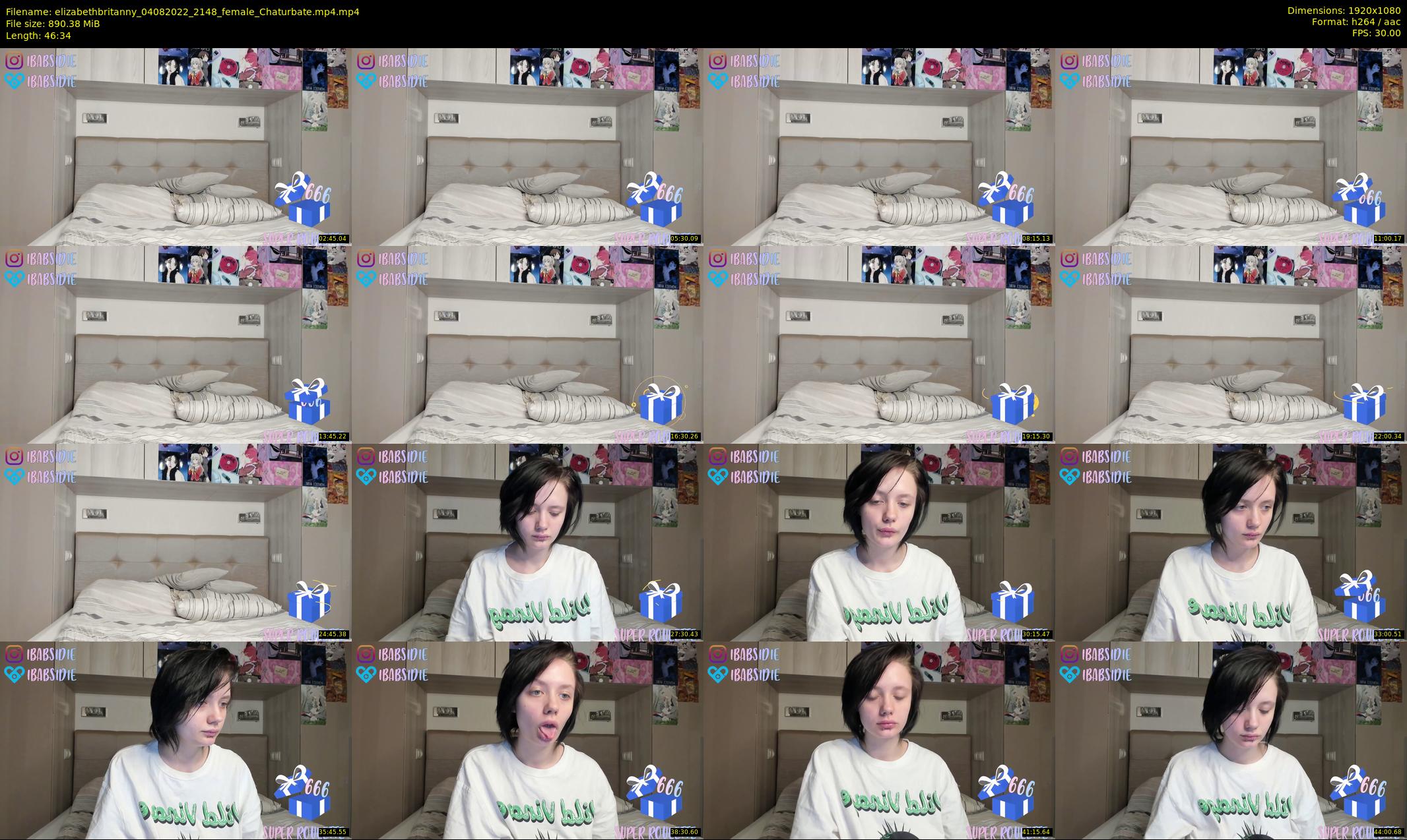 elizabethbritanny — 47 minute Chaturbate female cam show recording, 1080p, Aug 4, 2022