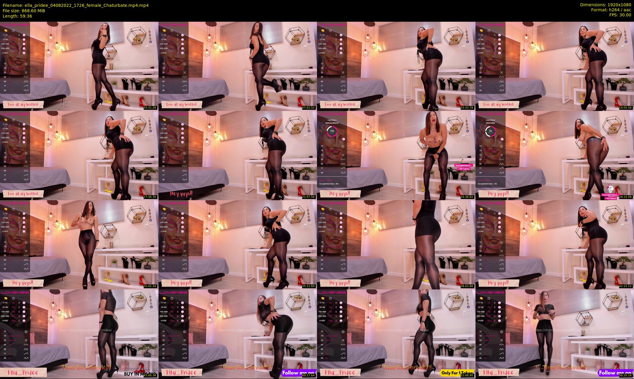 ella_pridee — 60 minute Chaturbate female cam show recording, 1080p, Aug 4, 2022