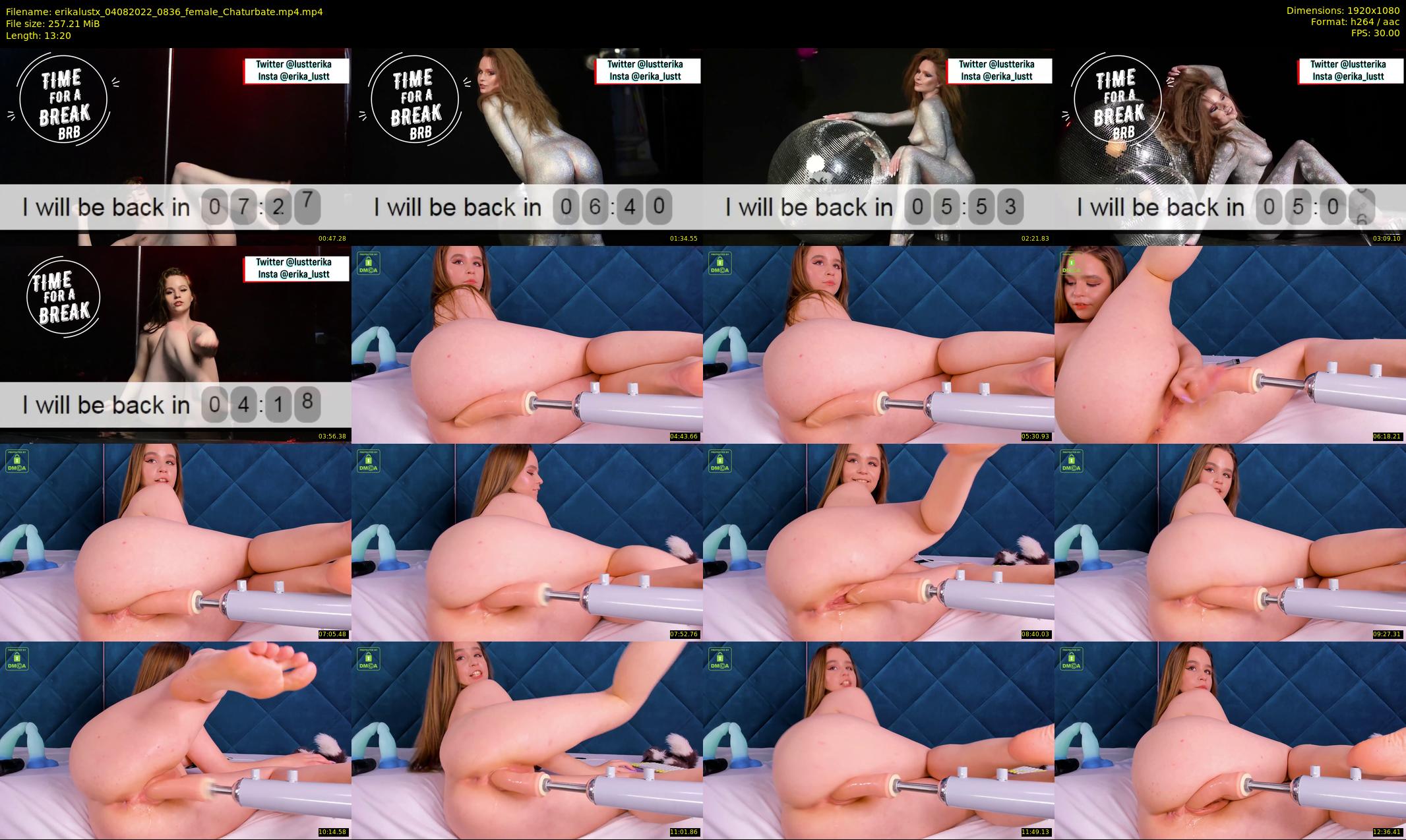 erikalustx — 14 minute Chaturbate female cam show recording, 1080p, Aug 4, 2022