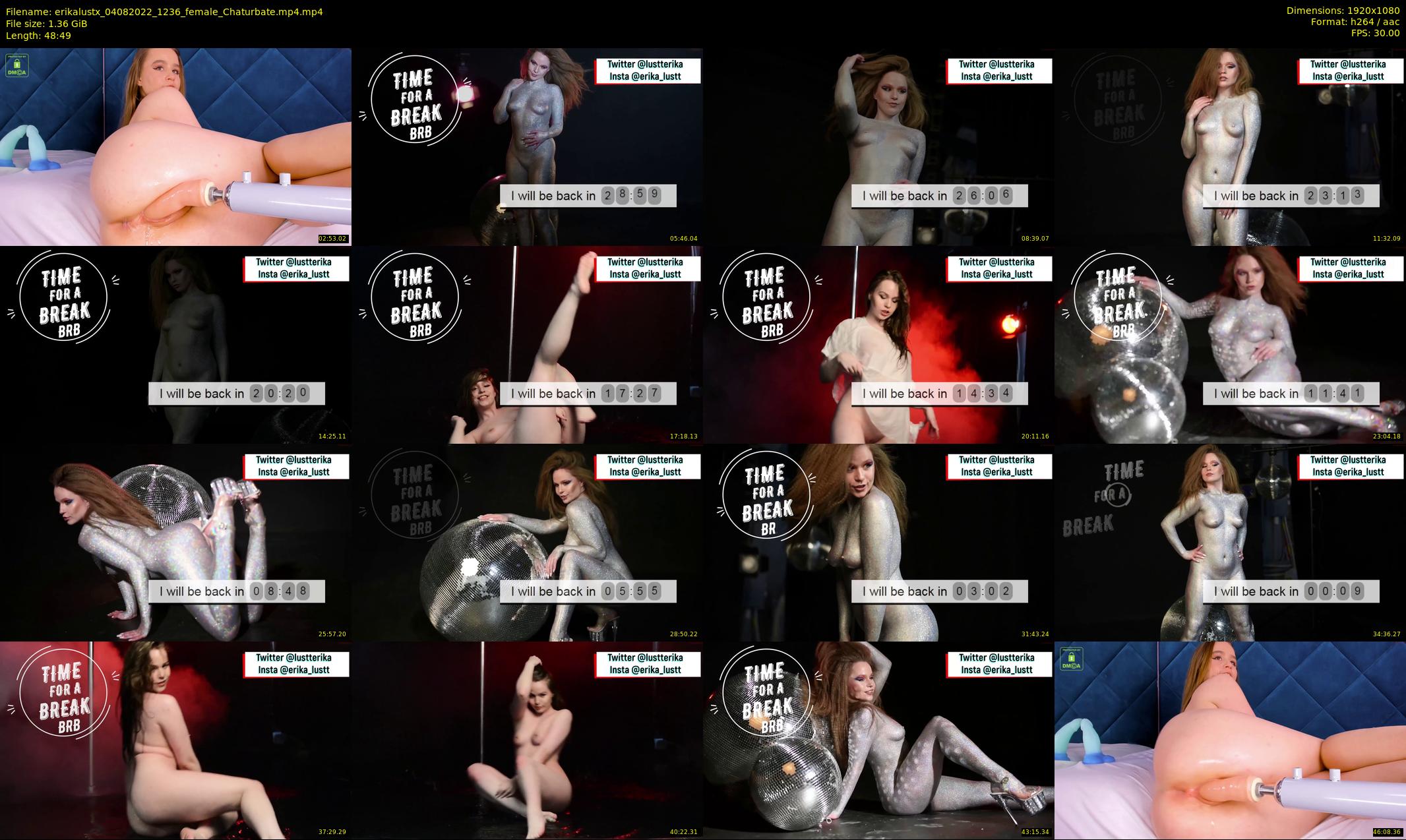 erikalustx — 49 minute Chaturbate female cam show recording, 1080p, Aug 4, 2022
