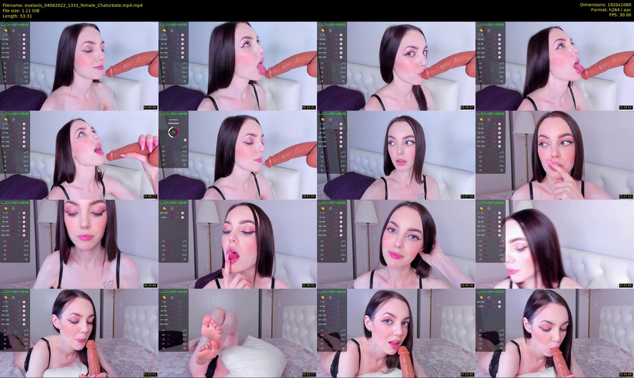 evalanis — 54 minute Chaturbate couple cam show recording, 1080p, Aug 4, 2022