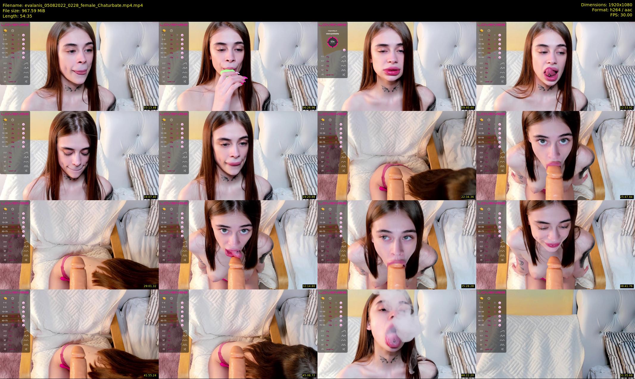 evalanis — 55 minute Chaturbate couple cam show recording, 1080p, Aug 5, 2022