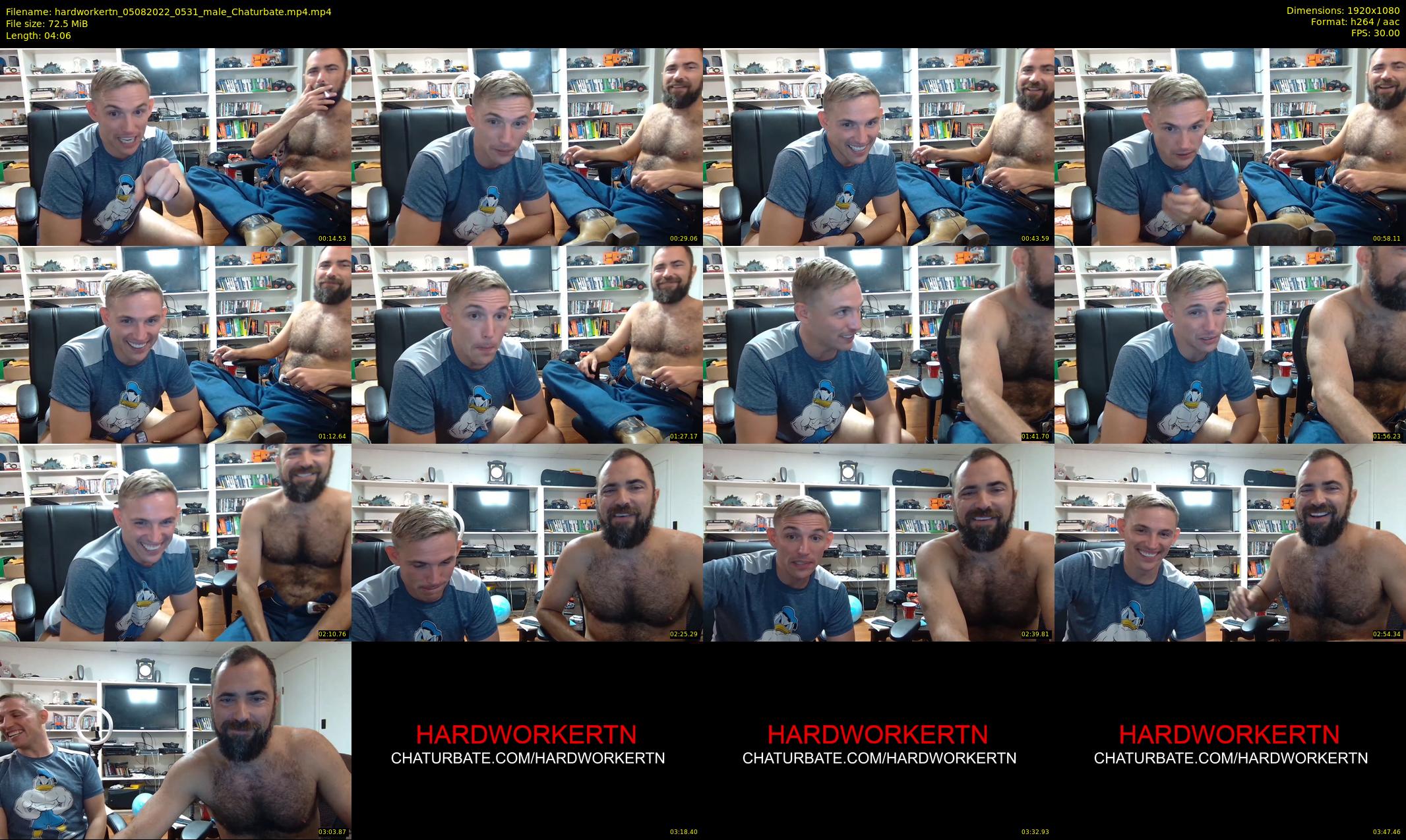 hardworkertn — 5 minute Chaturbate male cam show recording, 1080p, Aug 5, 2022