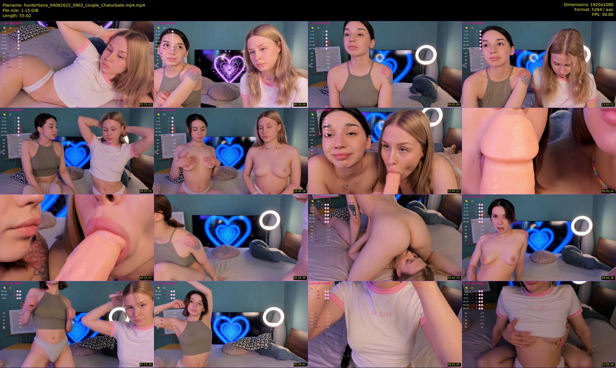 huntertiana — 56 minute Chaturbate female cam show recording, 1080p, Aug 4, 2022
