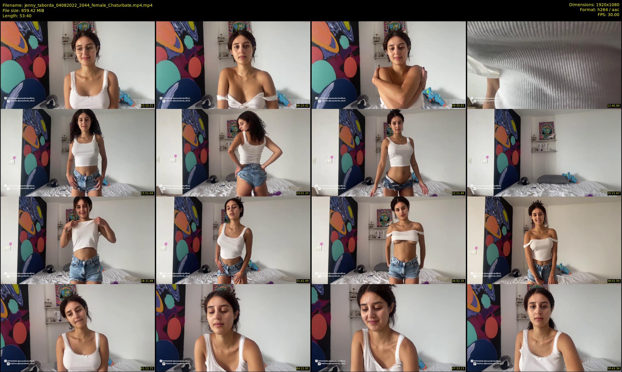 jenny_taborda — 54 minute Chaturbate female cam show recording, 1080p, Aug 4, 2022
