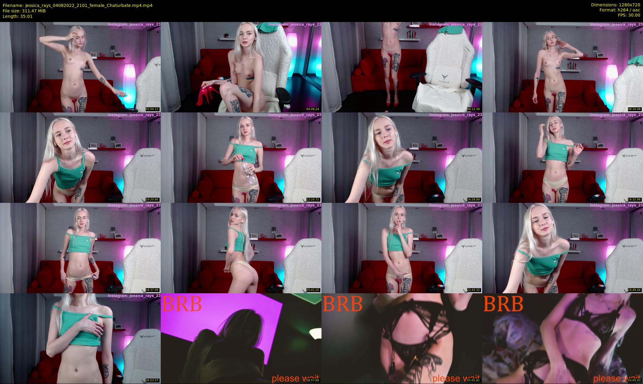 jessica_rays — 36 minute Chaturbate couple cam show recording, 720p, Aug 4, 2022