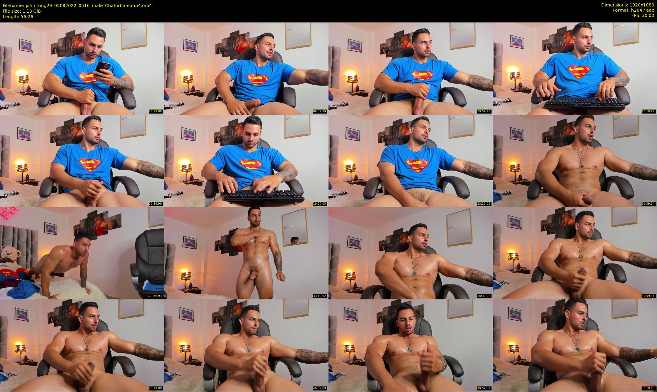 john_king29 — 57 minute Chaturbate male cam show recording, 1080p, Aug 5, 2022