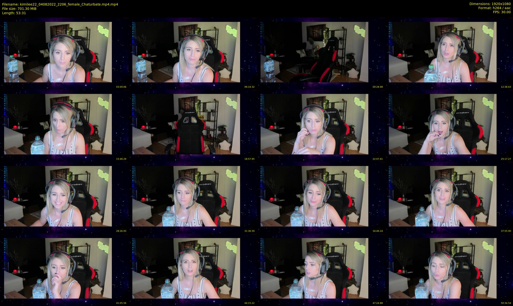 kimilee22 — 54 minute Chaturbate female cam show recording, 1080p, Aug 4, 2022