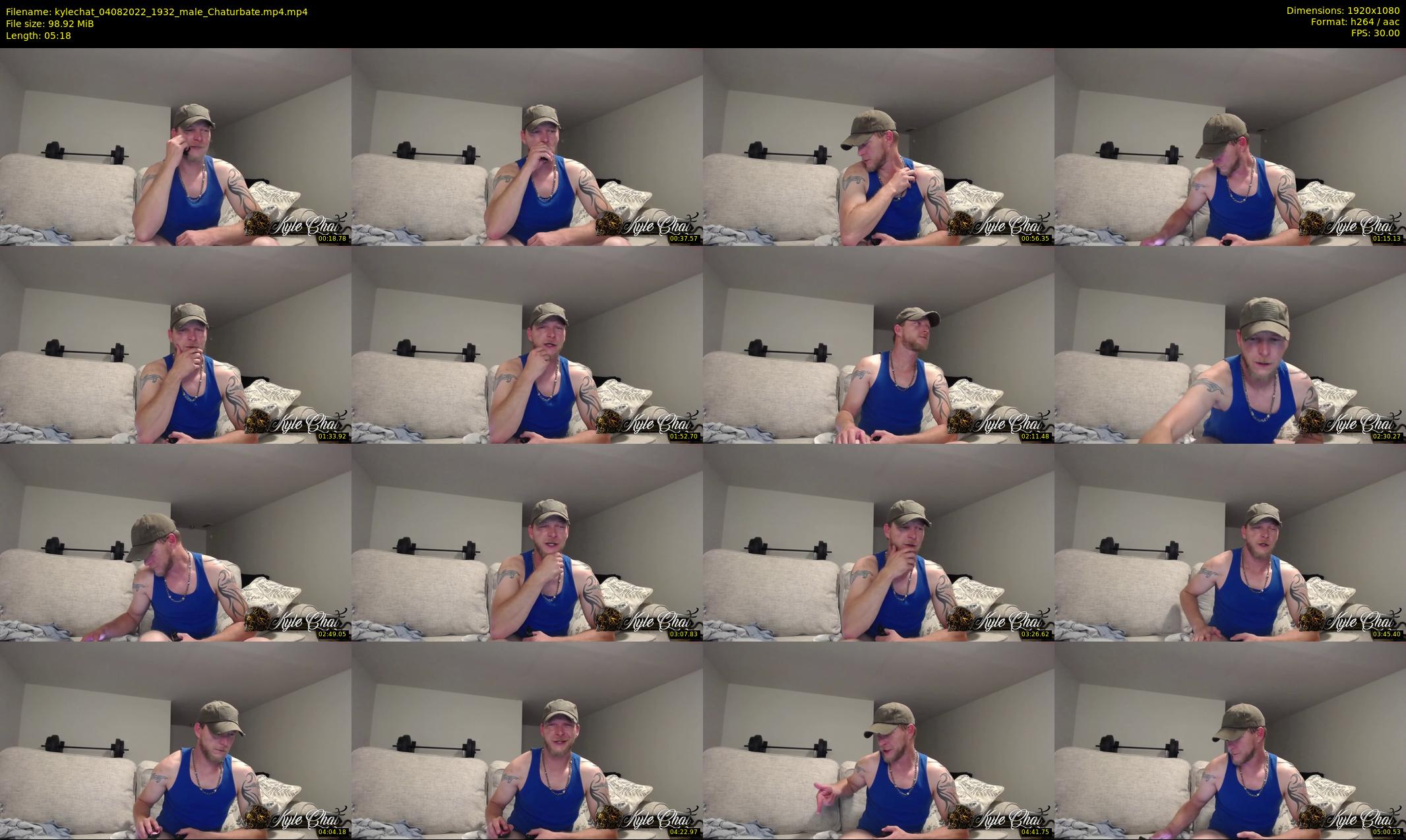 kylechat — 6 minute Chaturbate male cam show recording, 1080p, Aug 4, 2022