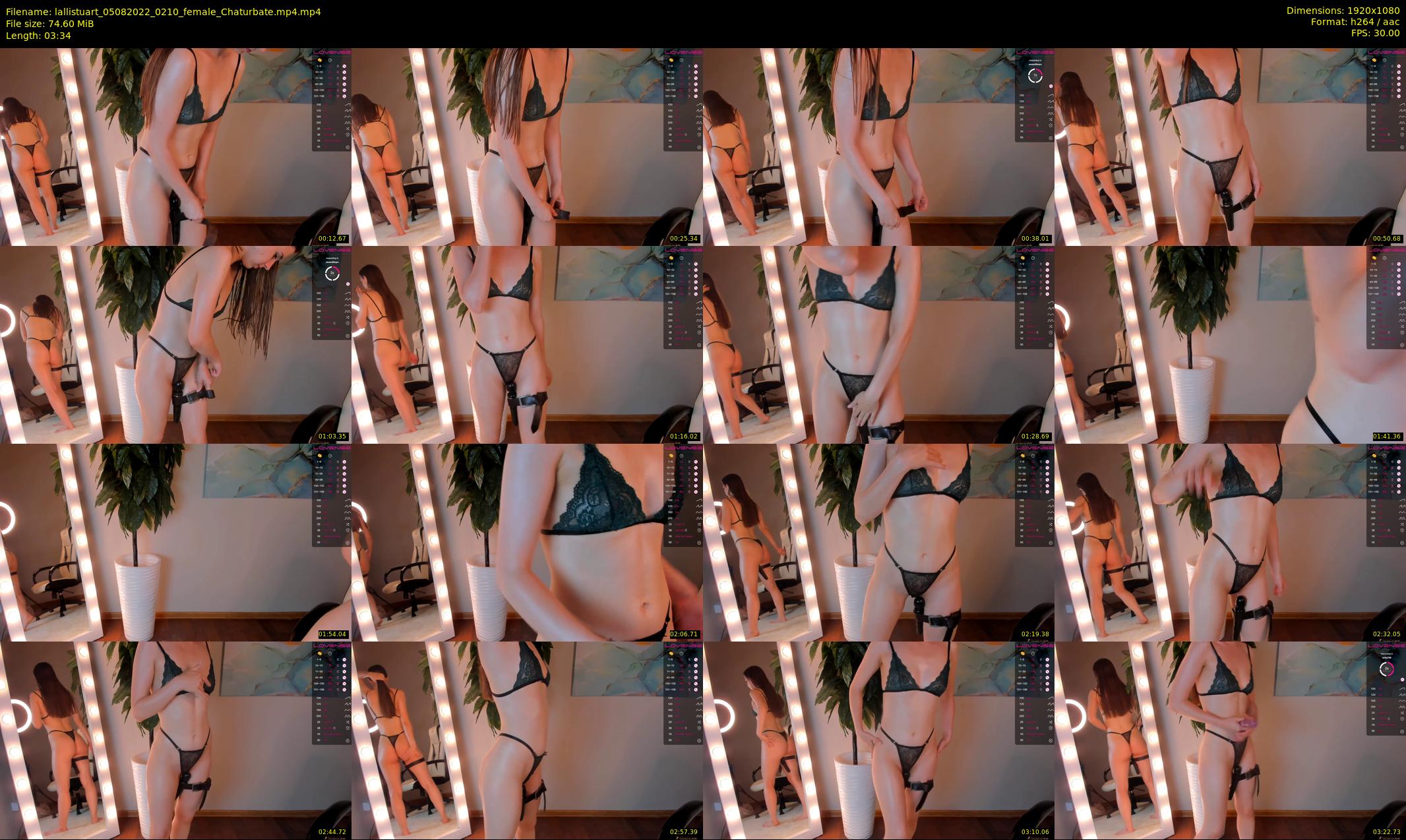 lallistuart — 4 minute Chaturbate female cam show recording, 1080p, Aug 5, 2022