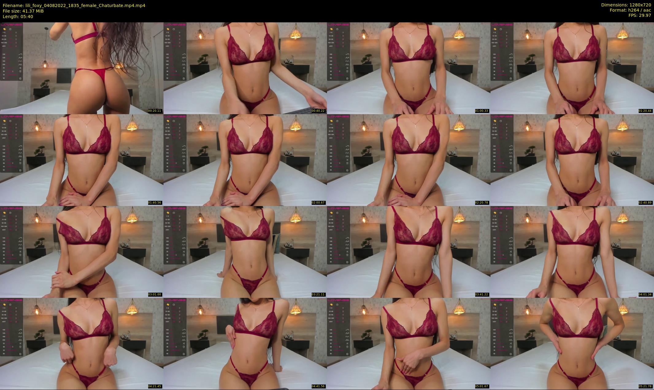 lili_foxy — 6 minute Chaturbate female cam show recording, 720p, Aug 4, 2022