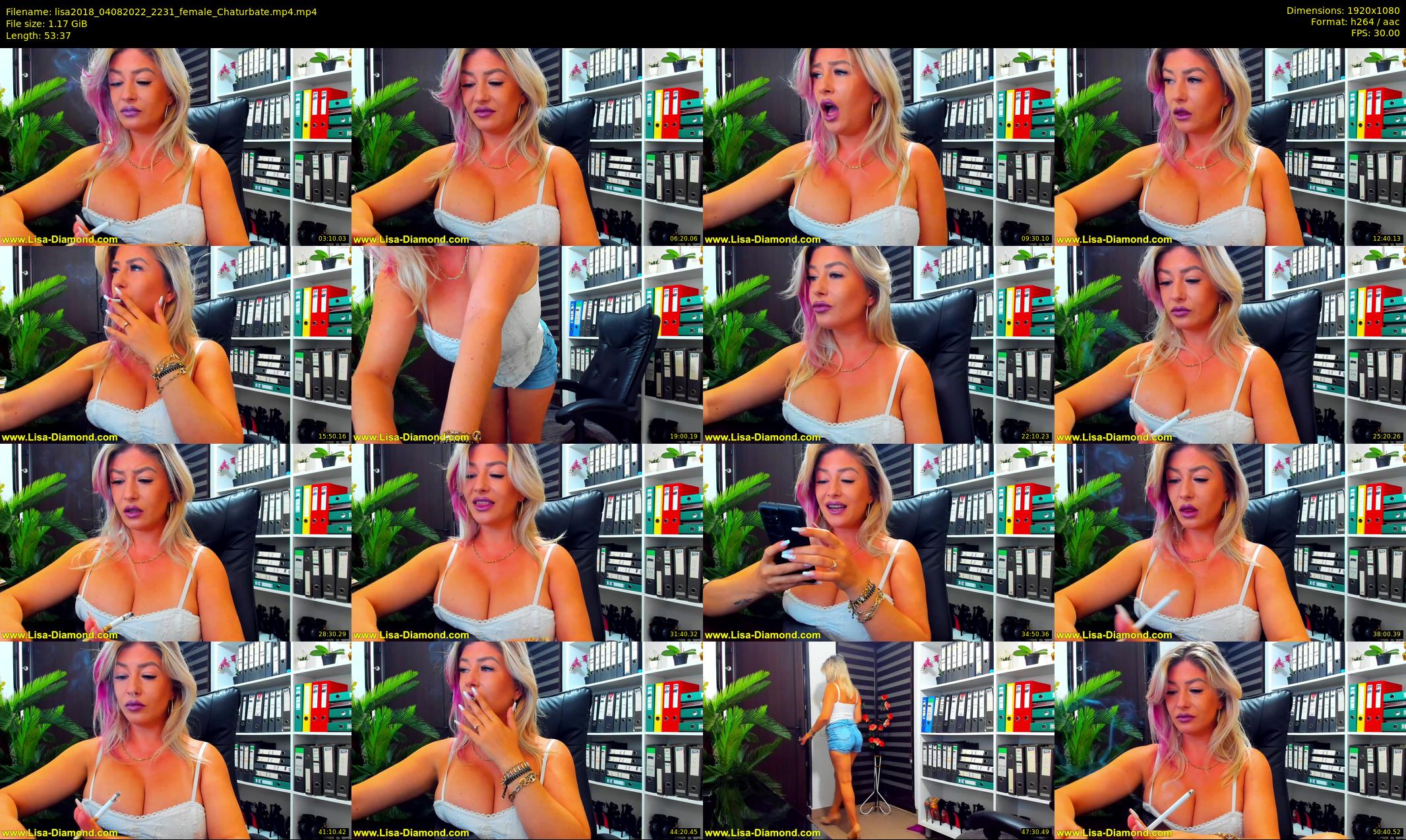 lisa2018 — 54 minute Chaturbate female cam show recording, 1080p, Aug 4, 2022